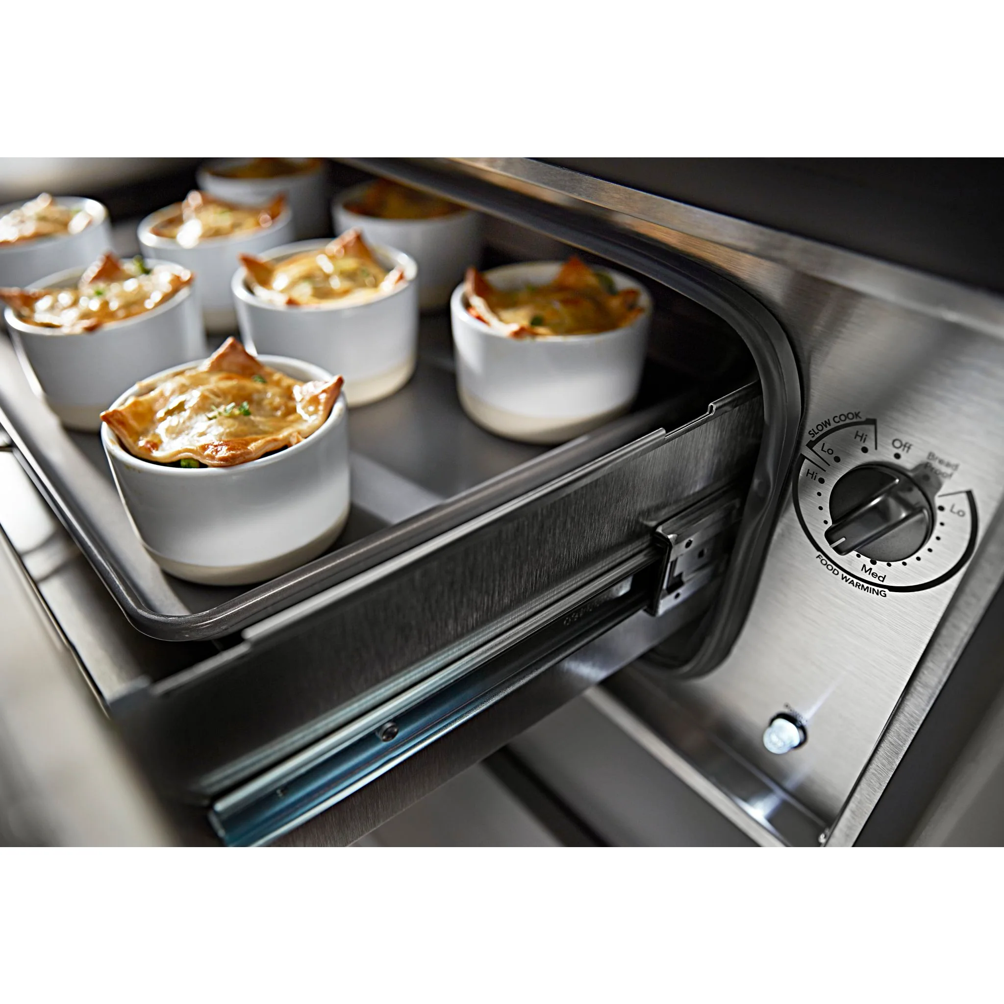 KitchenAid 30'' Slow Cook Warming Drawer with PrintShield Finish - Black Stainless (KOWT100EBS) - Image 9
