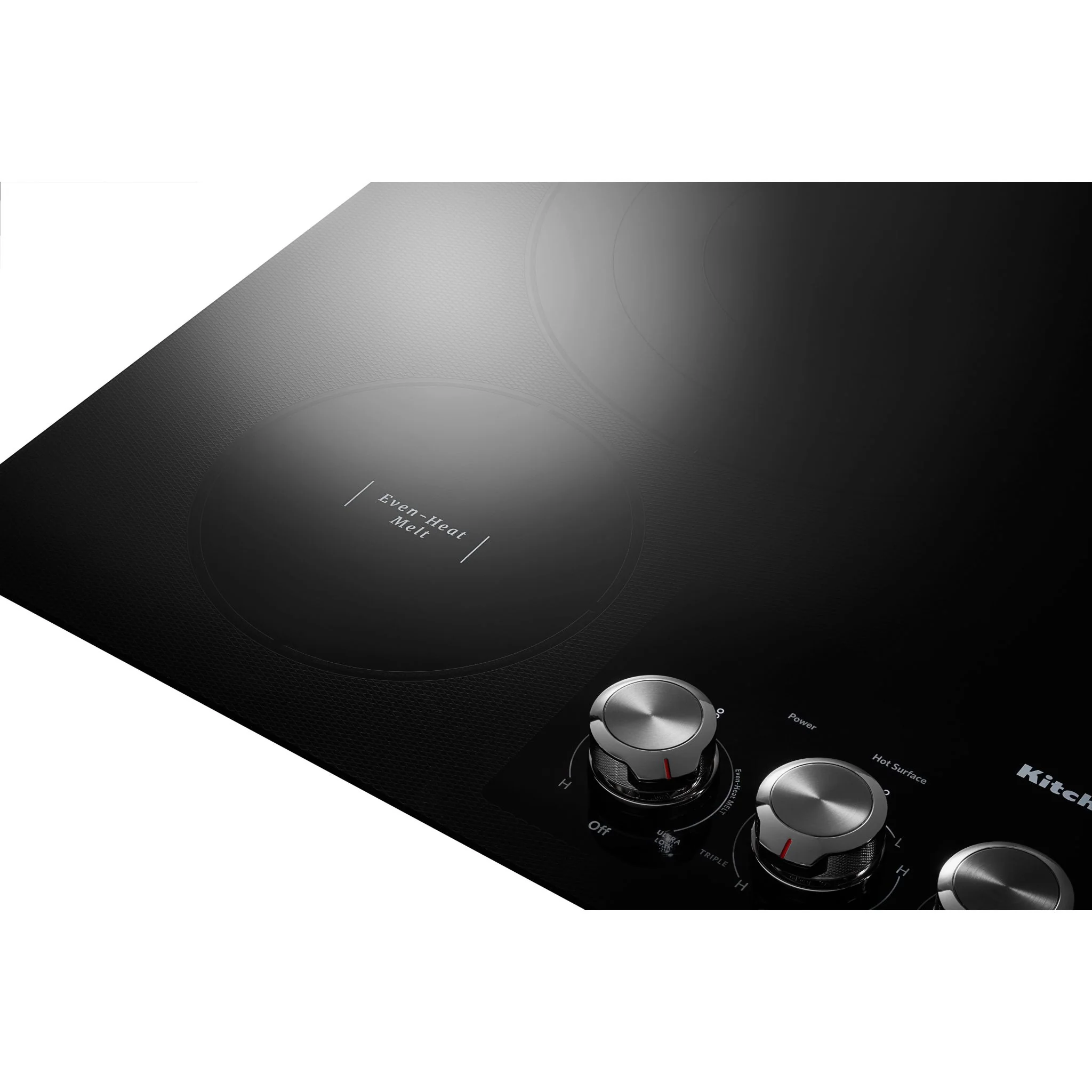 KitchenAid 36" Electric Cooktop with 5 Elements and Knob Controls -Black (KCES556HBL) - Image 8