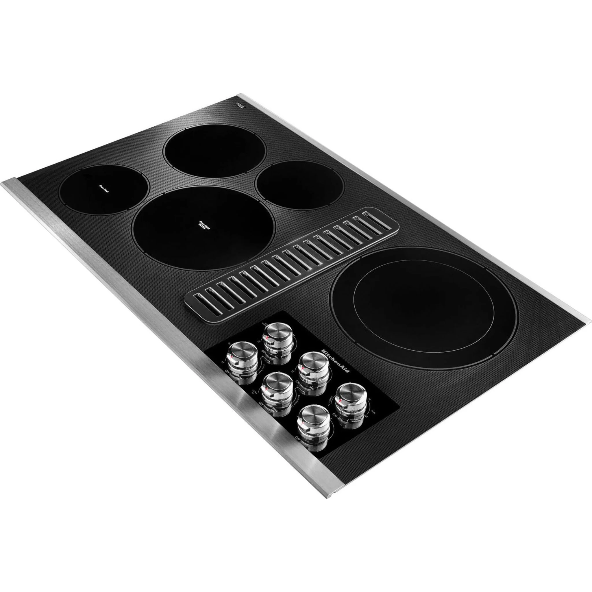 KitchenAid 36" Electric Downdraft Cooktop with 5 Elements -Stainless Steel (KCED606GSS) - Image 7