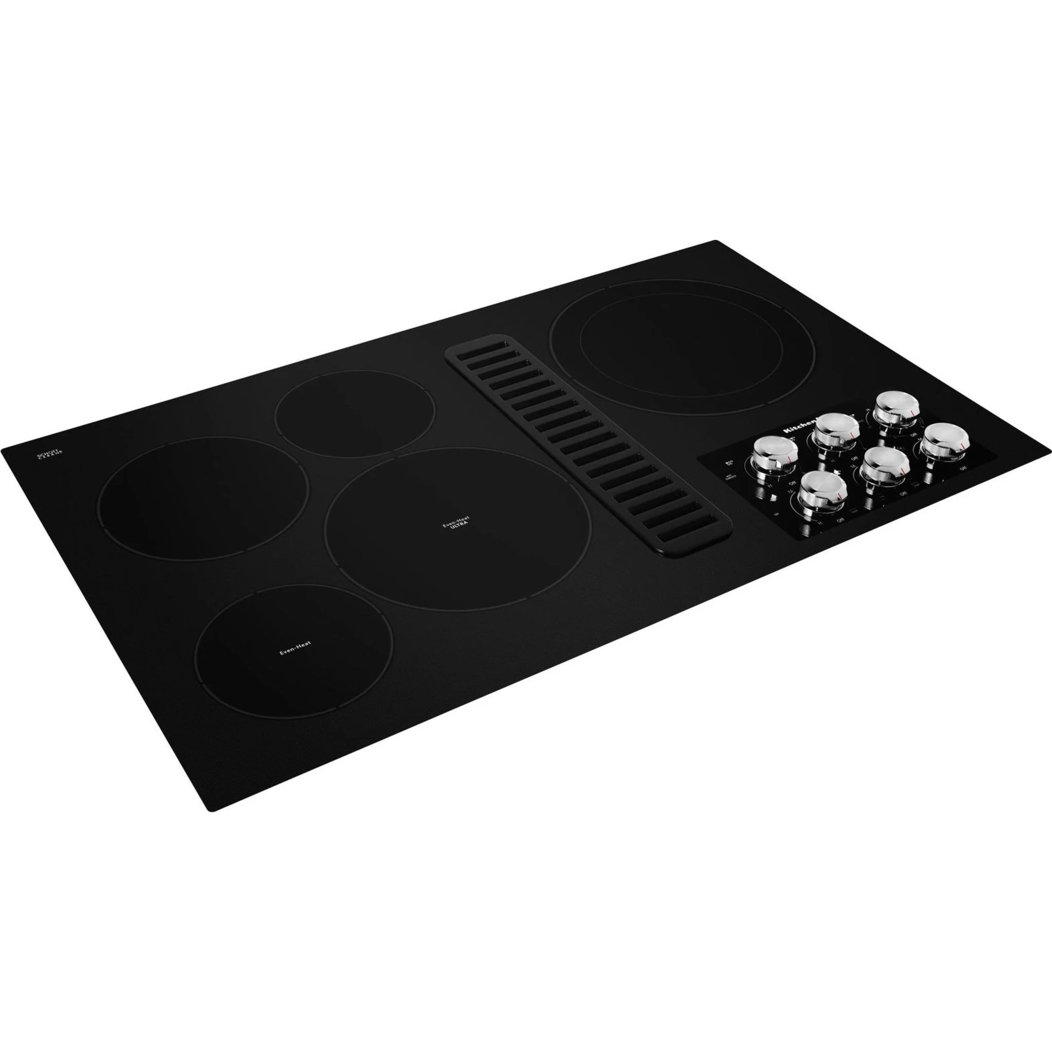 KitchenAid 36" Electric Downdraft Cooktop with 5 Elements -Black (KCED606GBL) - Image 10