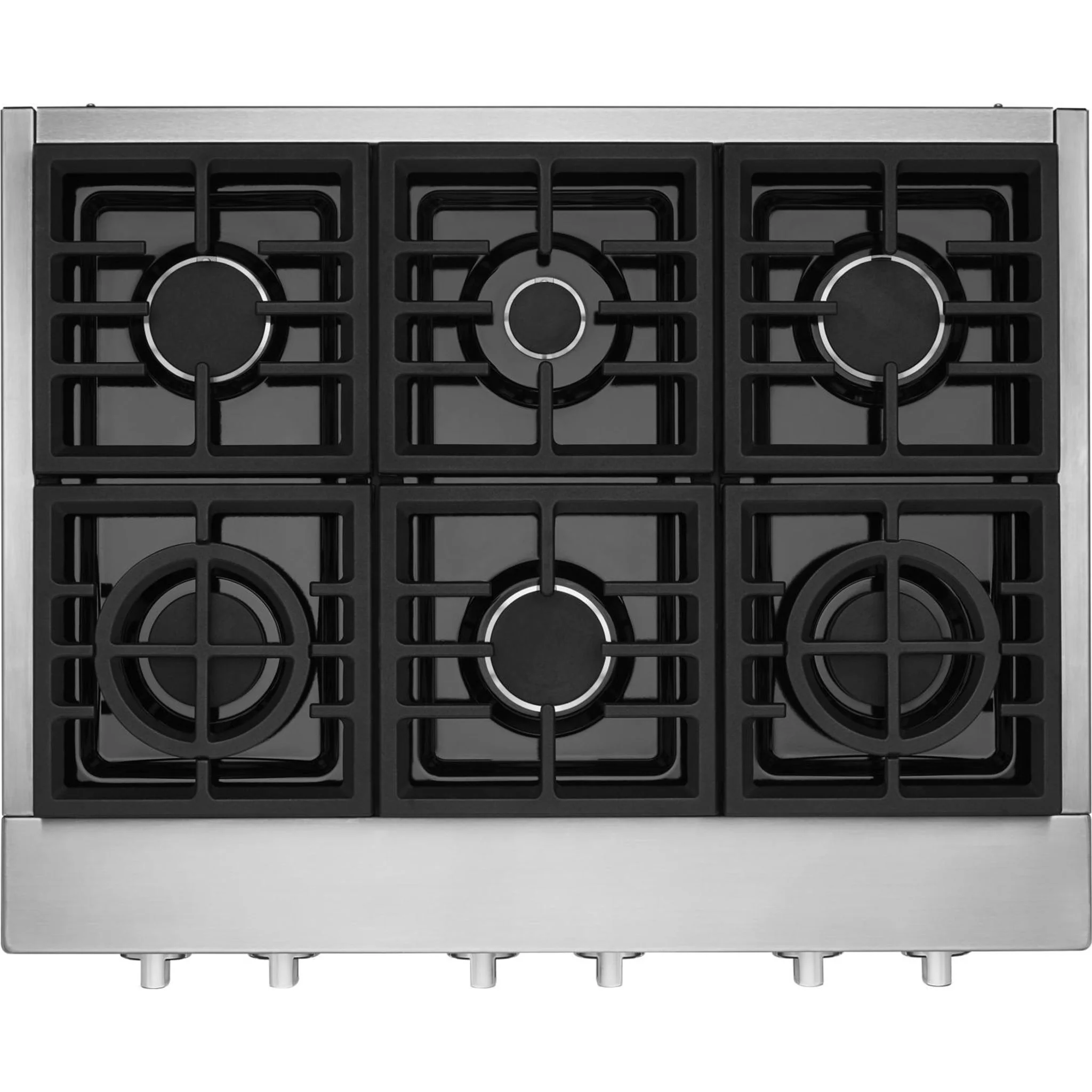 KitchenAid 36'' 6-Burner Commercial-Style Gas Rangetop -Stainless Steel (KCGC506JSS) - Image 15