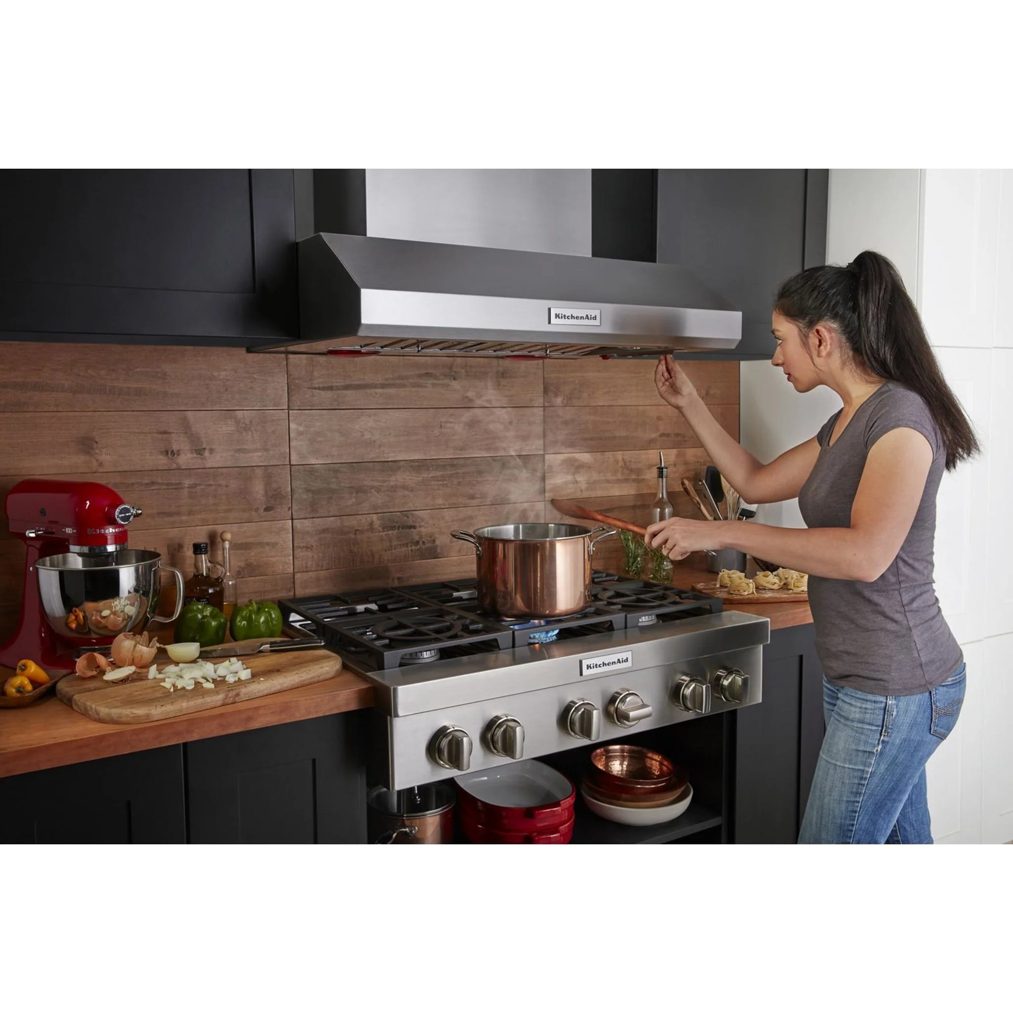 KitchenAid 36'' 6-Burner Commercial-Style Gas Rangetop -Stainless Steel (KCGC506JSS) - Image 19
