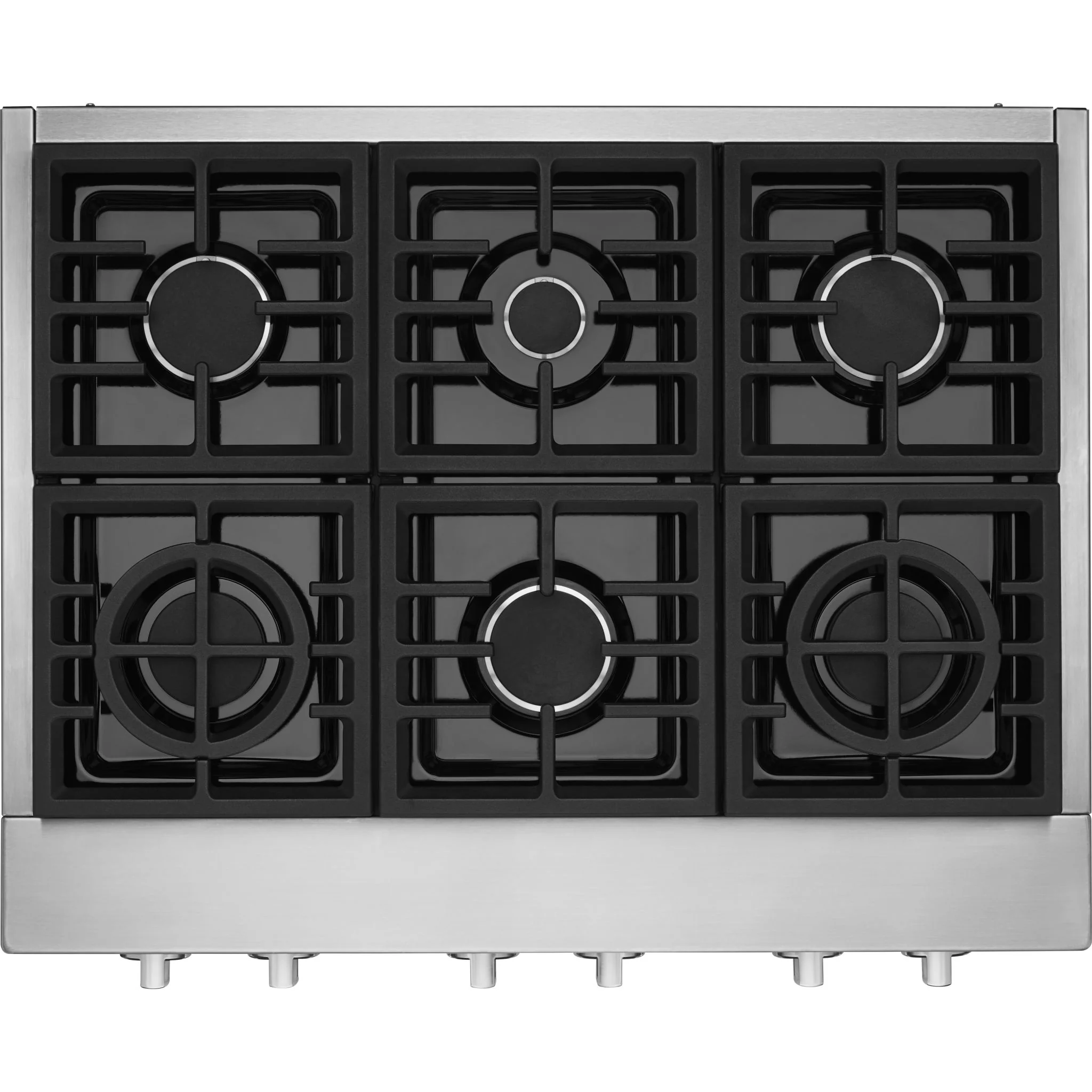 KitchenAid 36'' 6-Burner Commercial-Style Gas Rangetop -Stainless Steel (KCGC506JSS) - Image 2
