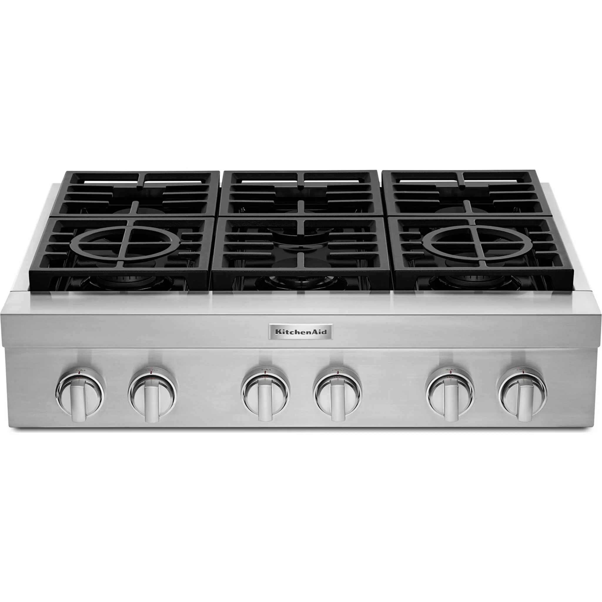 KitchenAid 36'' 6-Burner Commercial-Style Gas Rangetop -Stainless Steel (KCGC506JSS) - Image 21