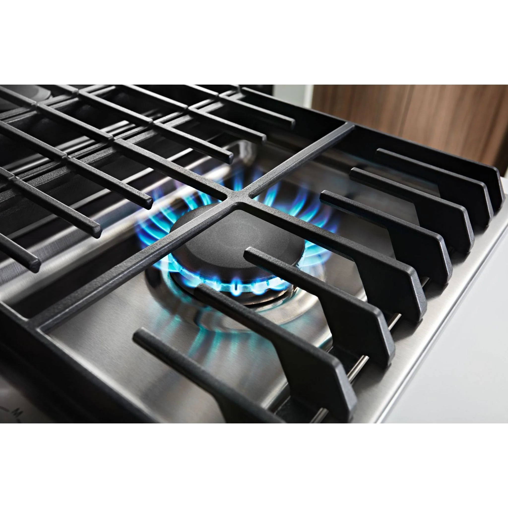 KitchenAid 36" 5 Burner Gas Downdraft Cooktop -Stainless Steel (KCGD506GSS) - Image 6