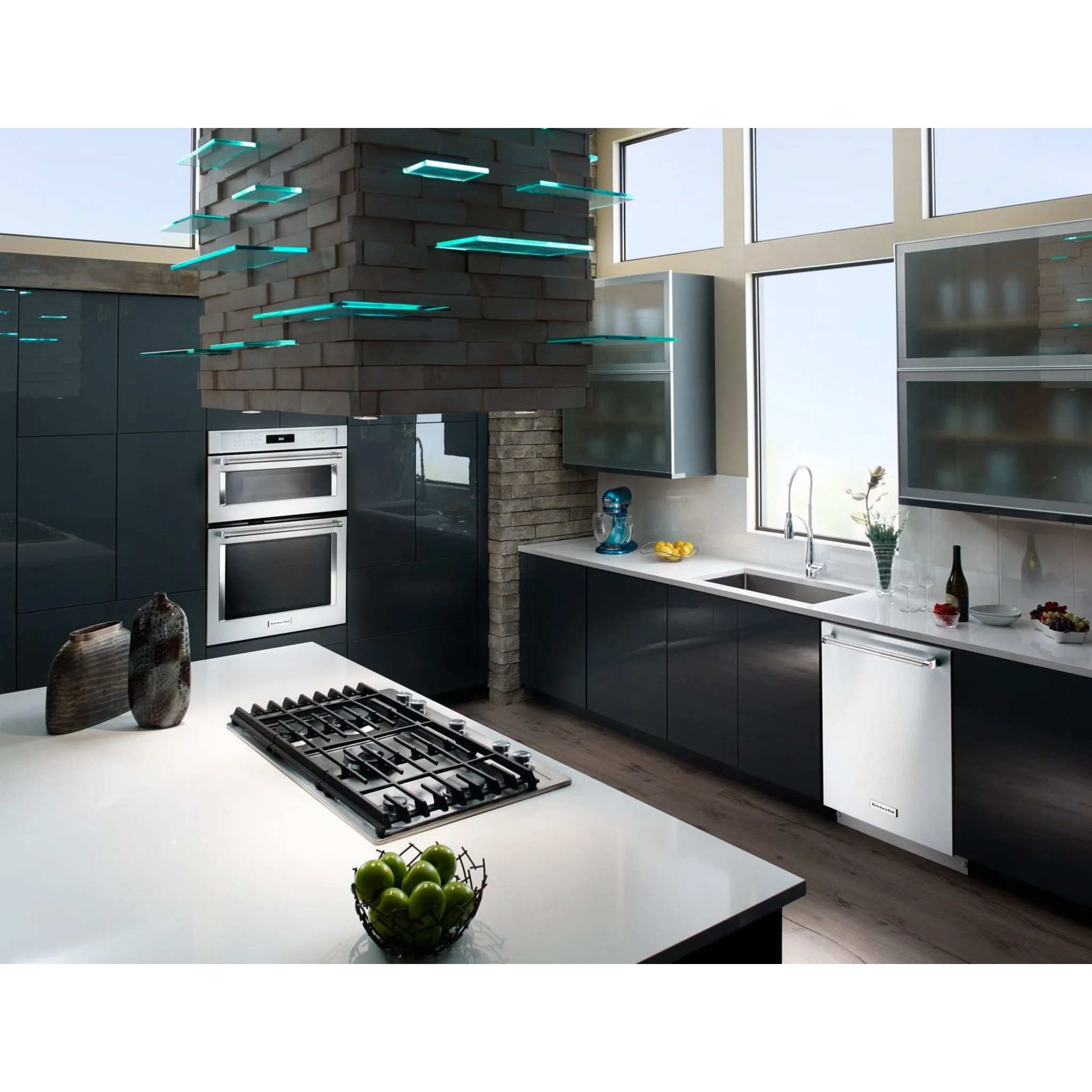 KitchenAid 36" 5-Burner Gas Cooktop -Stainless Steel (KCGS556ESS) - Image 20