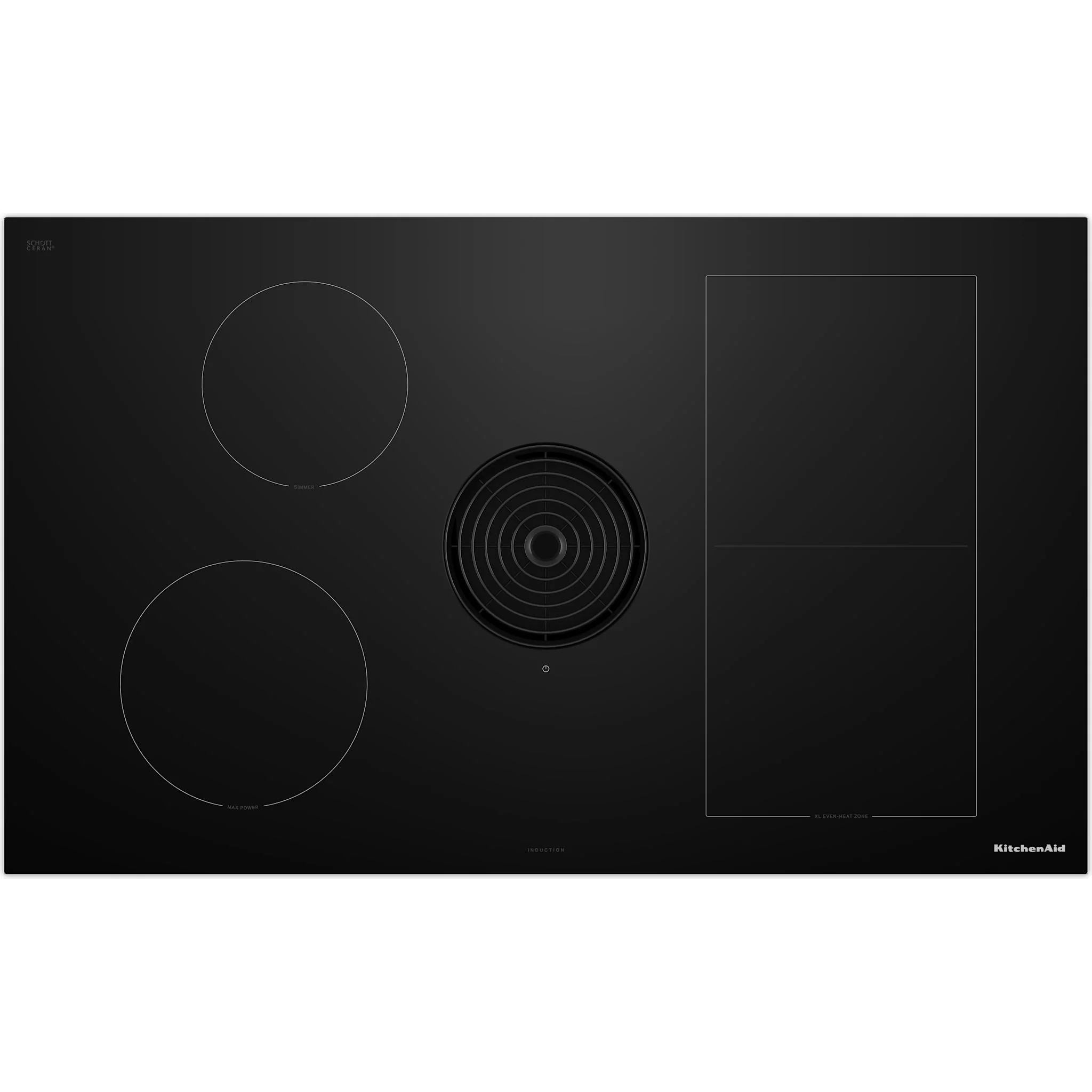 KitchenAid 36" Induction Cooktop (1586831) - Black - Image 9