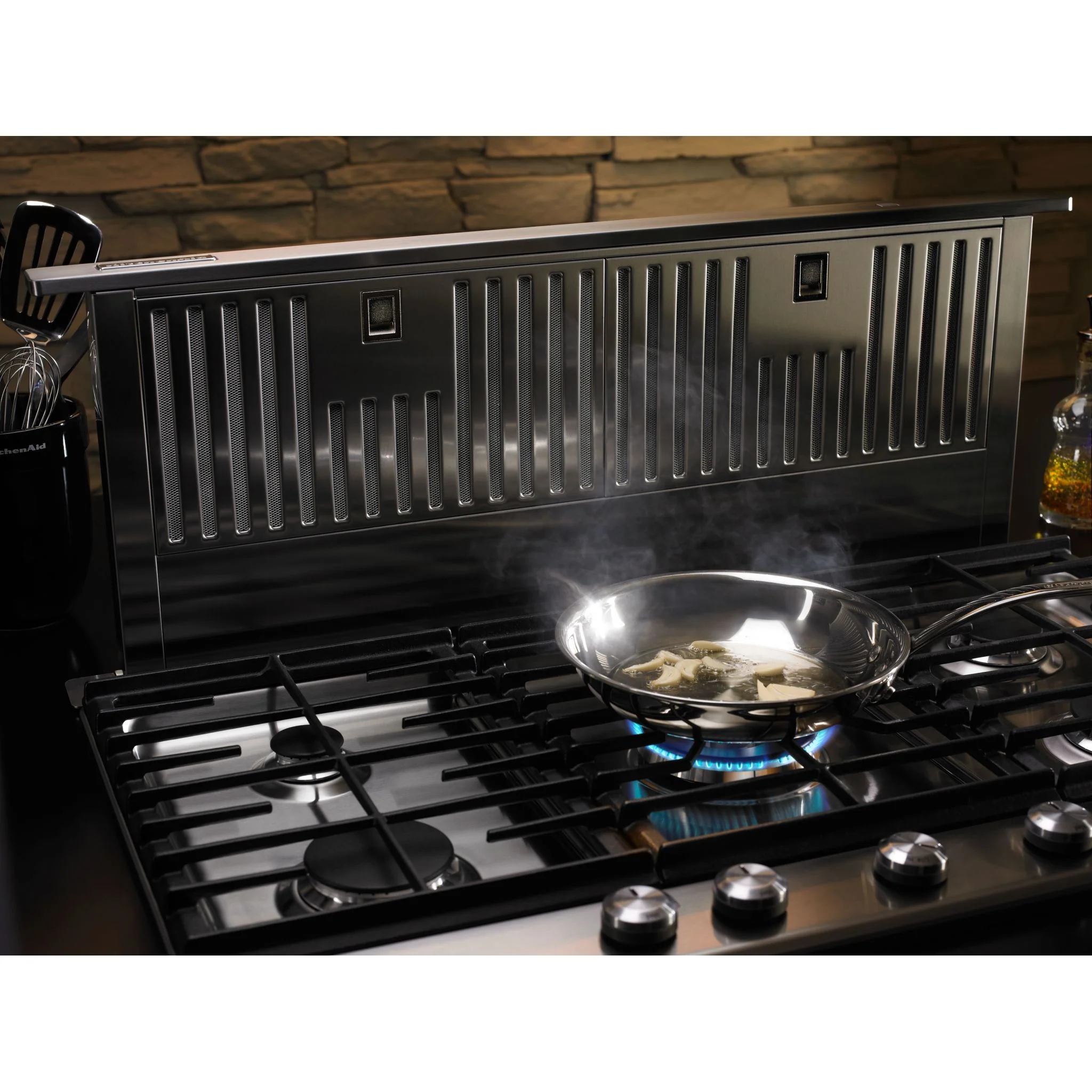 KitchenAid 36" Retractable Downdraft System, 600 CFM -Stainless Steel (KXD4636YSS) - Image 6