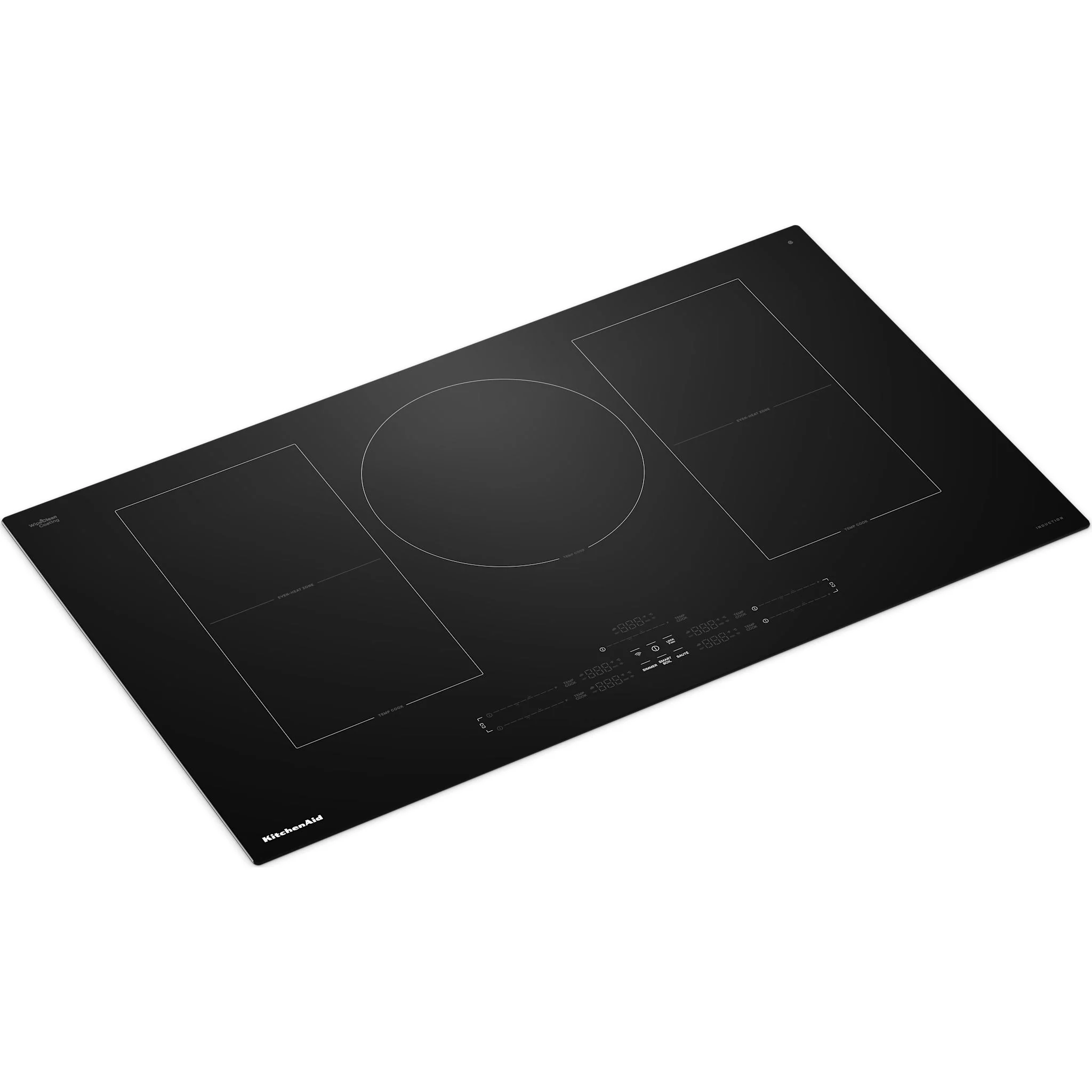 KitchenAid 36" Temp CookInduction Cooktop with 5 Cooking Zones -Black (KCIT736SBL) - Image 2