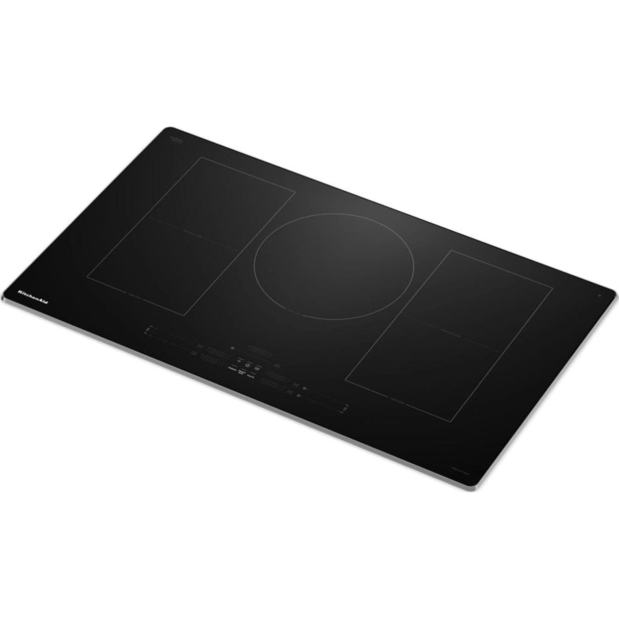 KitchenAid 36" Temp CookInduction Cooktop with 5 Cooking Zones -Blk Glass Touch Ctrl w SS side (KCIT736SSS) - Image 16
