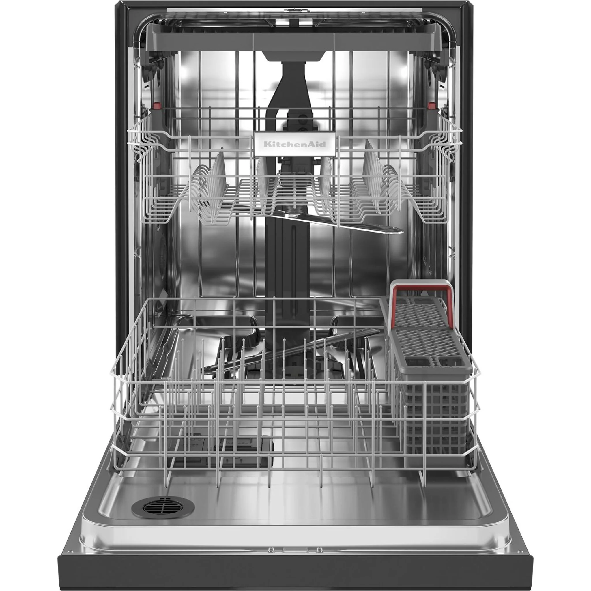 KitchenAid  39 dBA Dishwasher with Third Level Utensil Rack - Black (KDFE204KBL) - Image 23