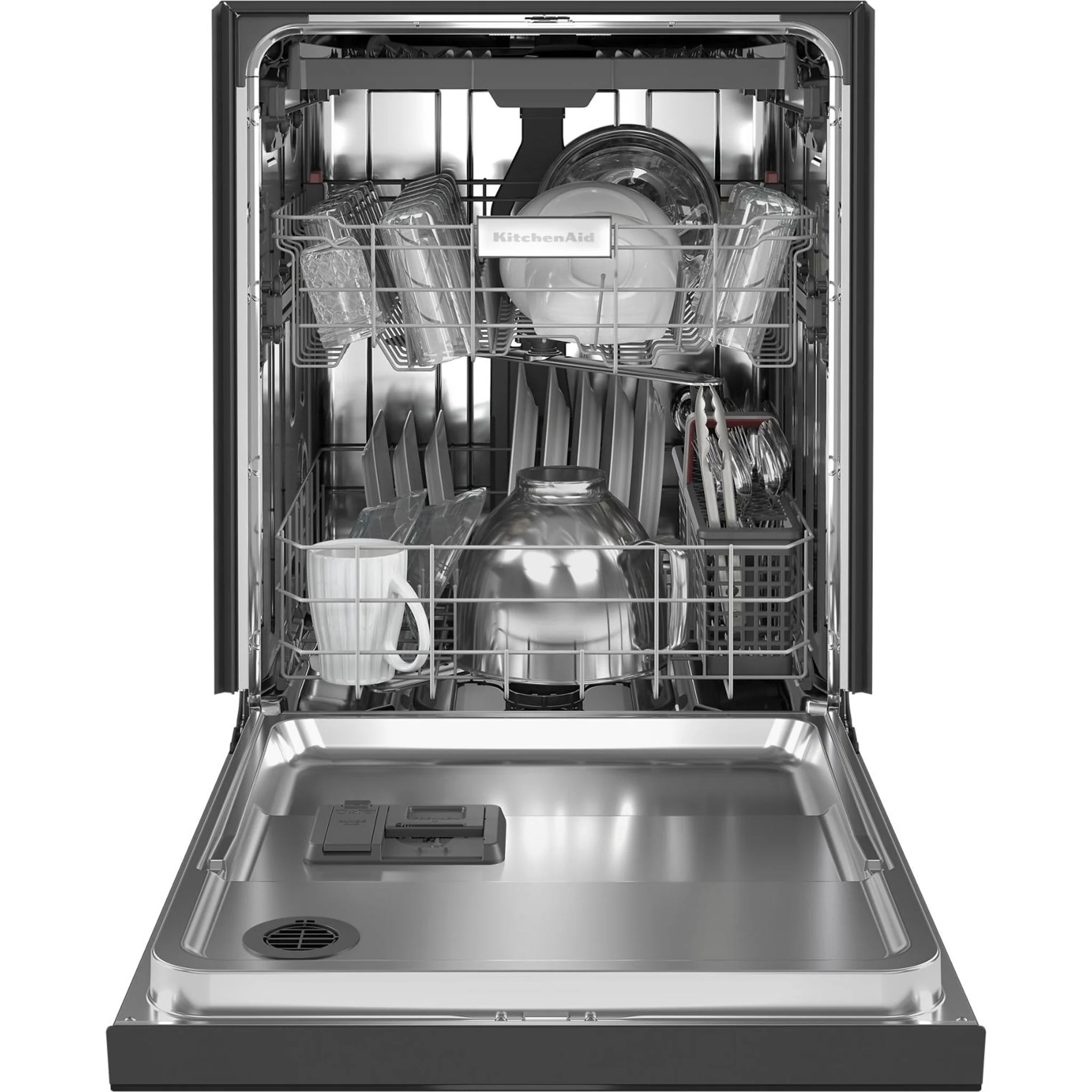 KitchenAid  39 dBA Dishwasher with Third Level Utensil Rack - Black (KDFE204KBL) - Image 3