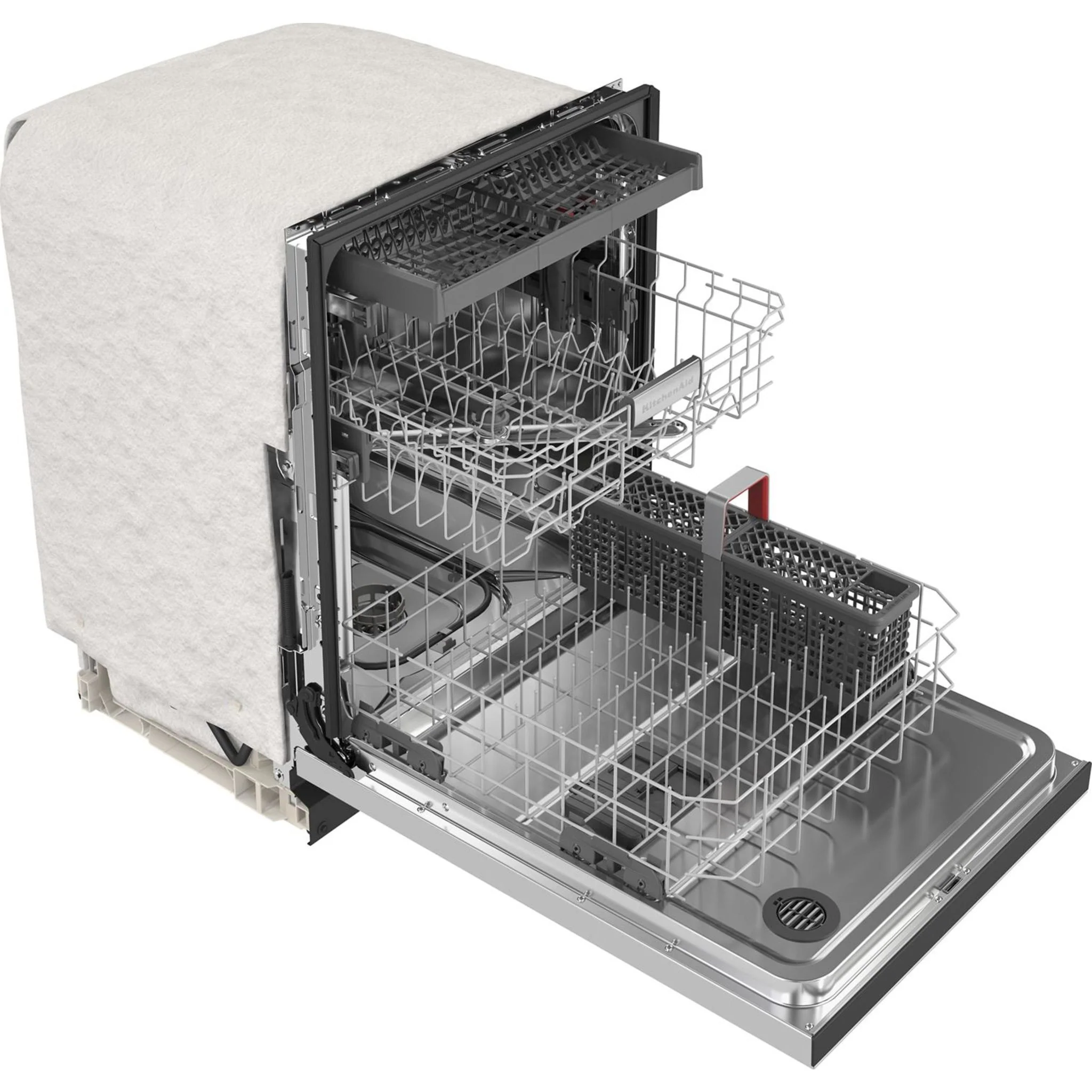 KitchenAid 39 dBA Dishwasher in PrintShield Finish with Third Level Utensil Rack - Stainless Steel (KDFE204KPS) - Image 20