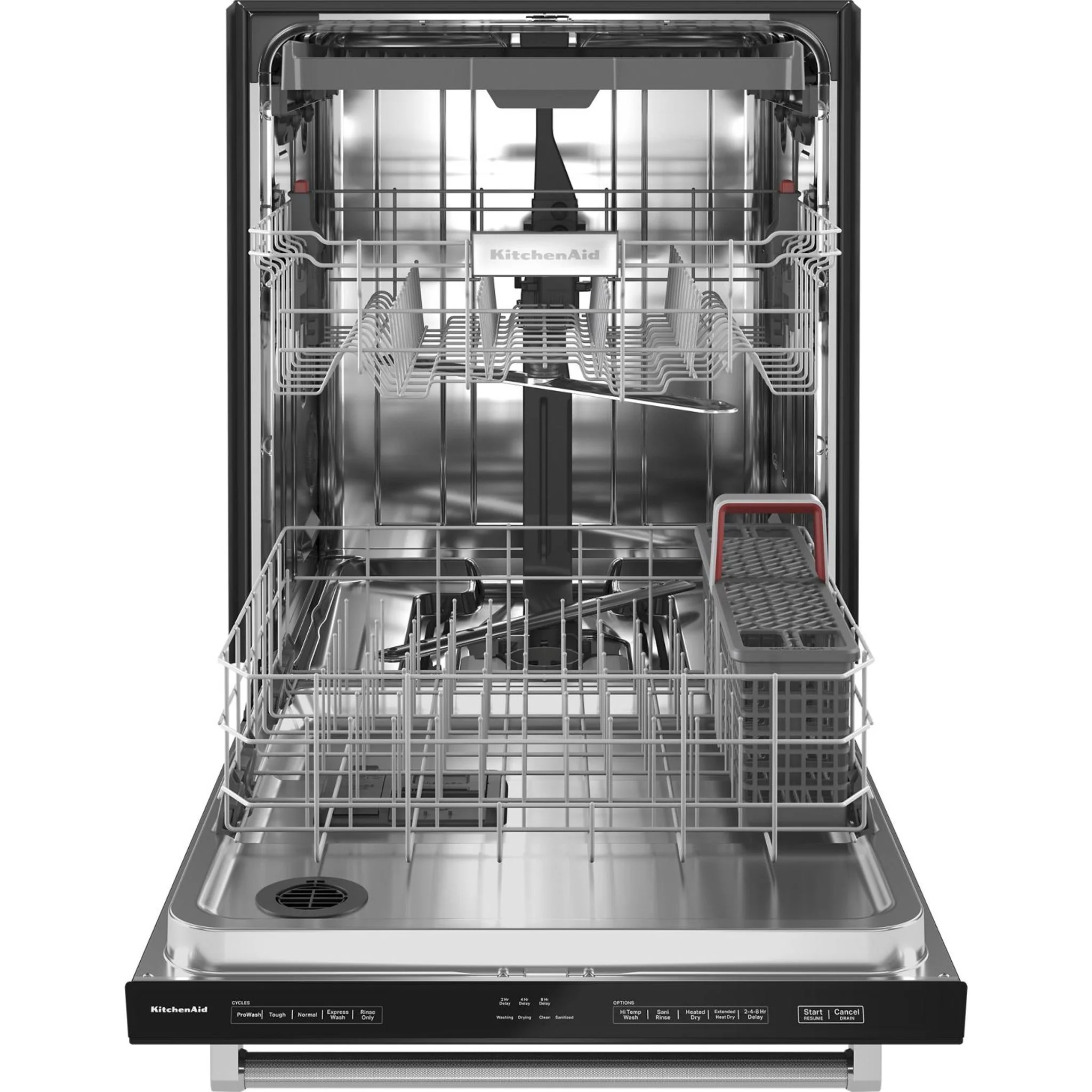 KitchenAid 39 dBA Dishwasher with Third Level Utensil Rack - Black (KDTE204KBL) - Image 11