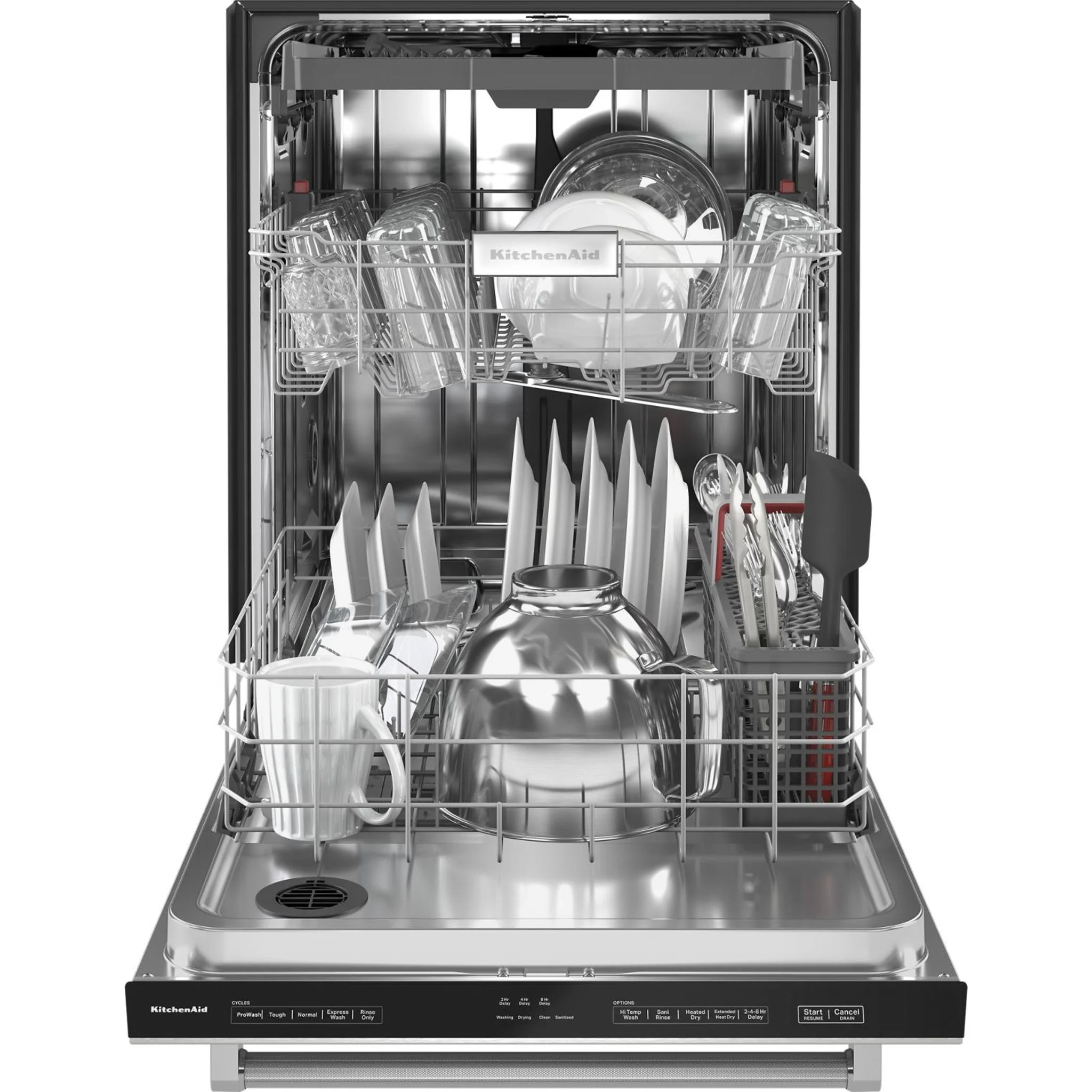 KitchenAid  39 dBA Dishwasher in PrintShield Finish with Third Level Utensil Rack - Stainless Steel (KDTE204KPS) - Image 27