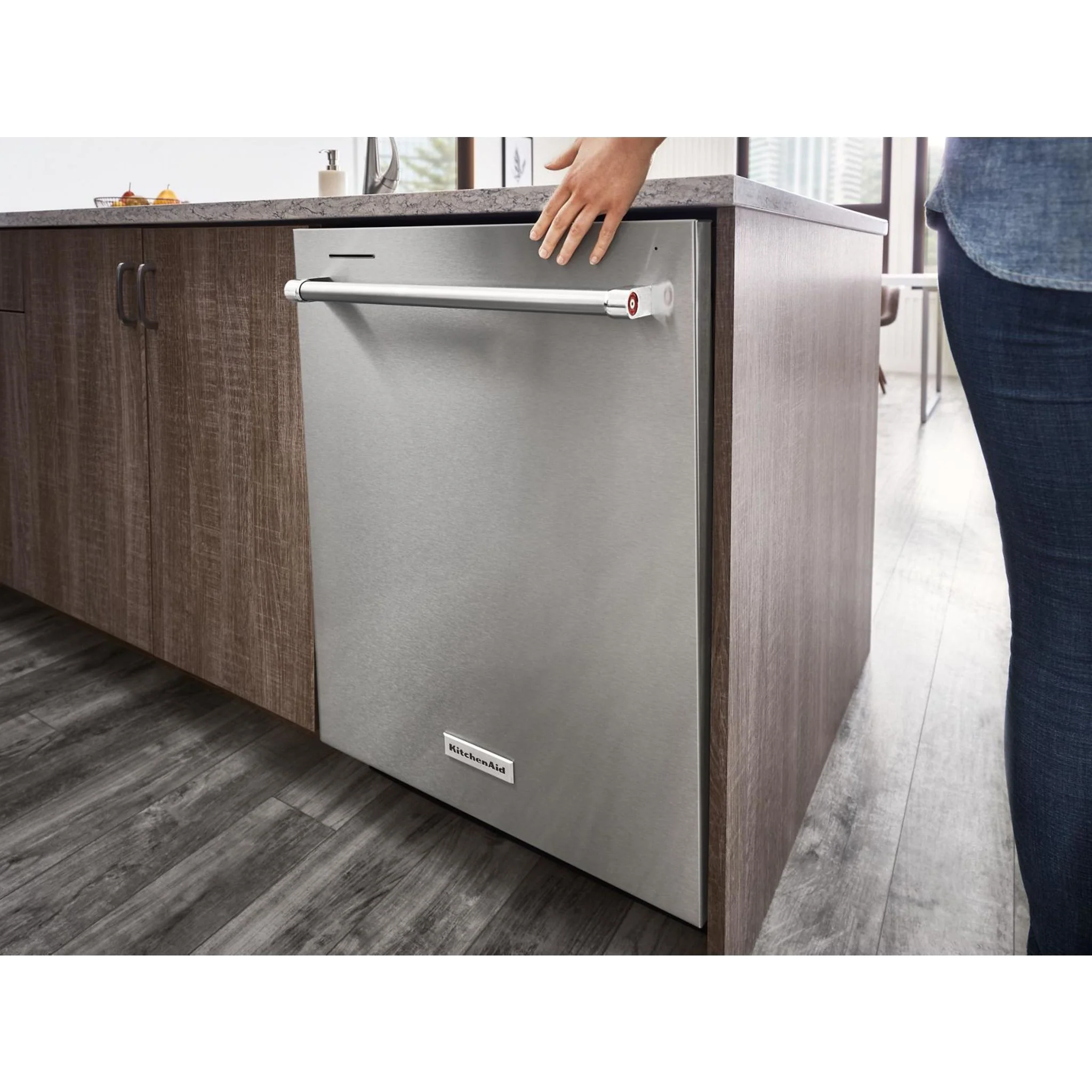 KitchenAid  39 dBA Dishwasher in PrintShield Finish with Third Level Utensil Rack - Stainless Steel (KDTE204KPS) - Image 35