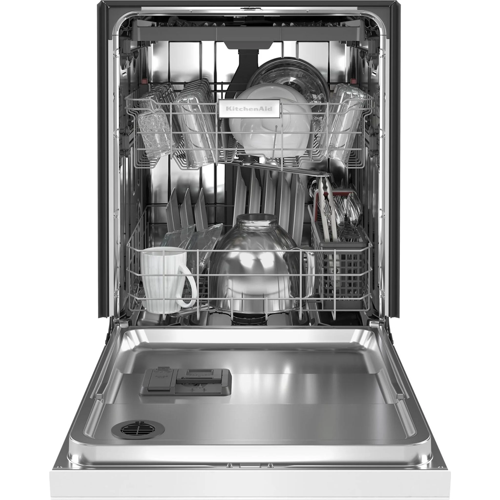 KitchenAid  39 dBA Dishwasher with Third Level Utensil Rack - White (KDFE204KWH) - Image 29