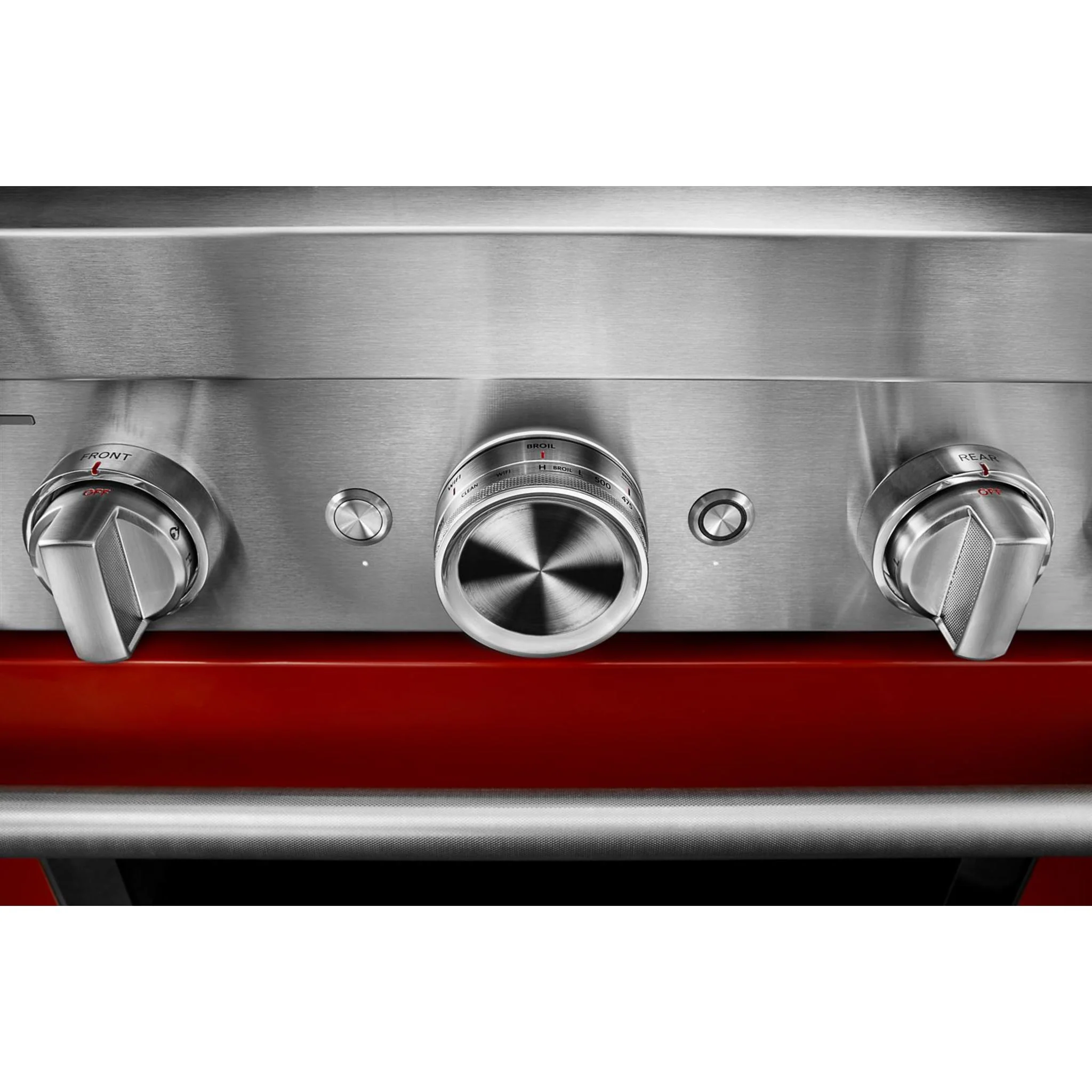 KitchenAid  30'' Smart Commercial-Style Dual Fuel Range with 4 Burners - Scorched Orange (KFDC500JSC) - Image 29