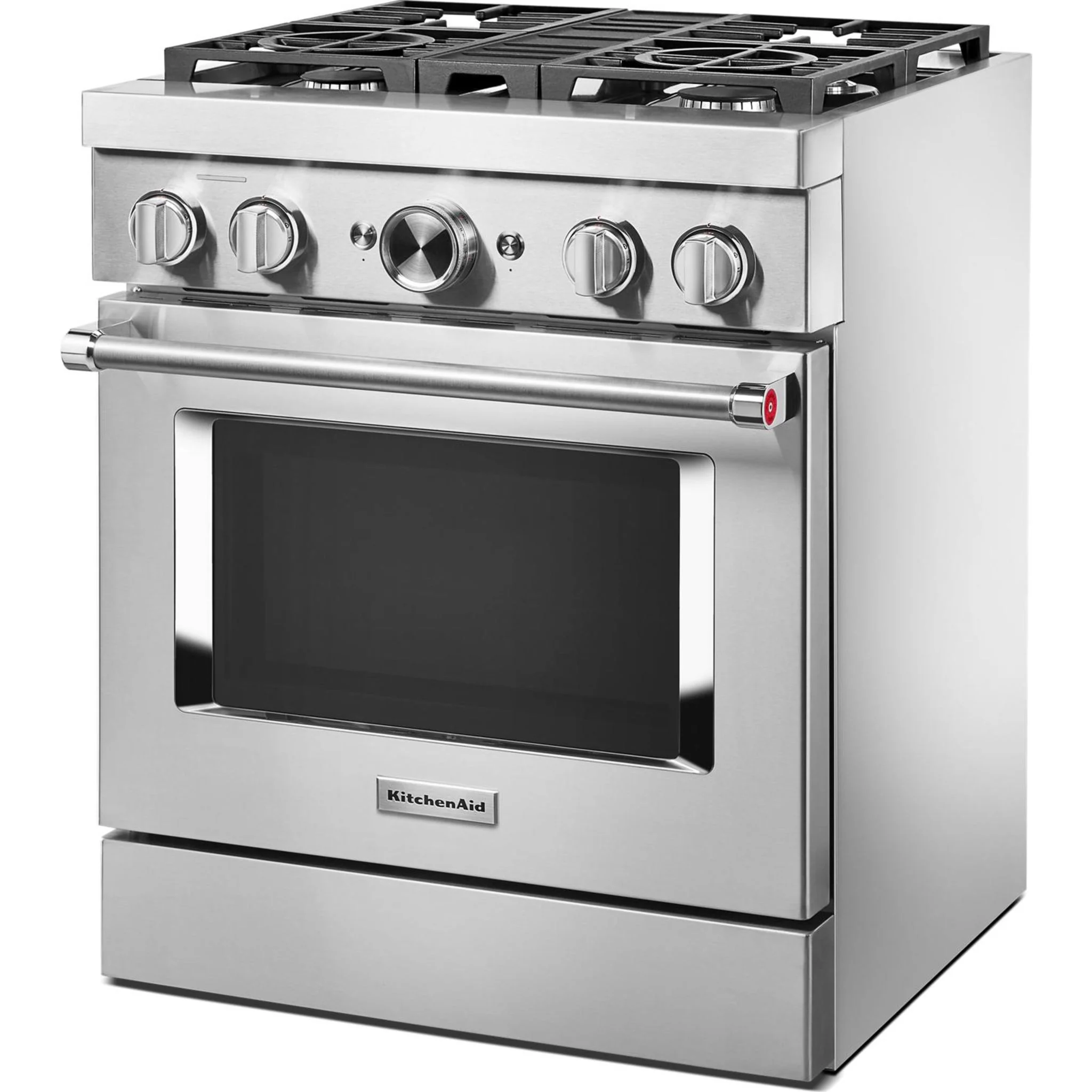 KitchenAid  30'' Smart Commercial-Style Dual Fuel Range with 4 Burners - Stainless Steel (KFDC500JSS) - Image 37