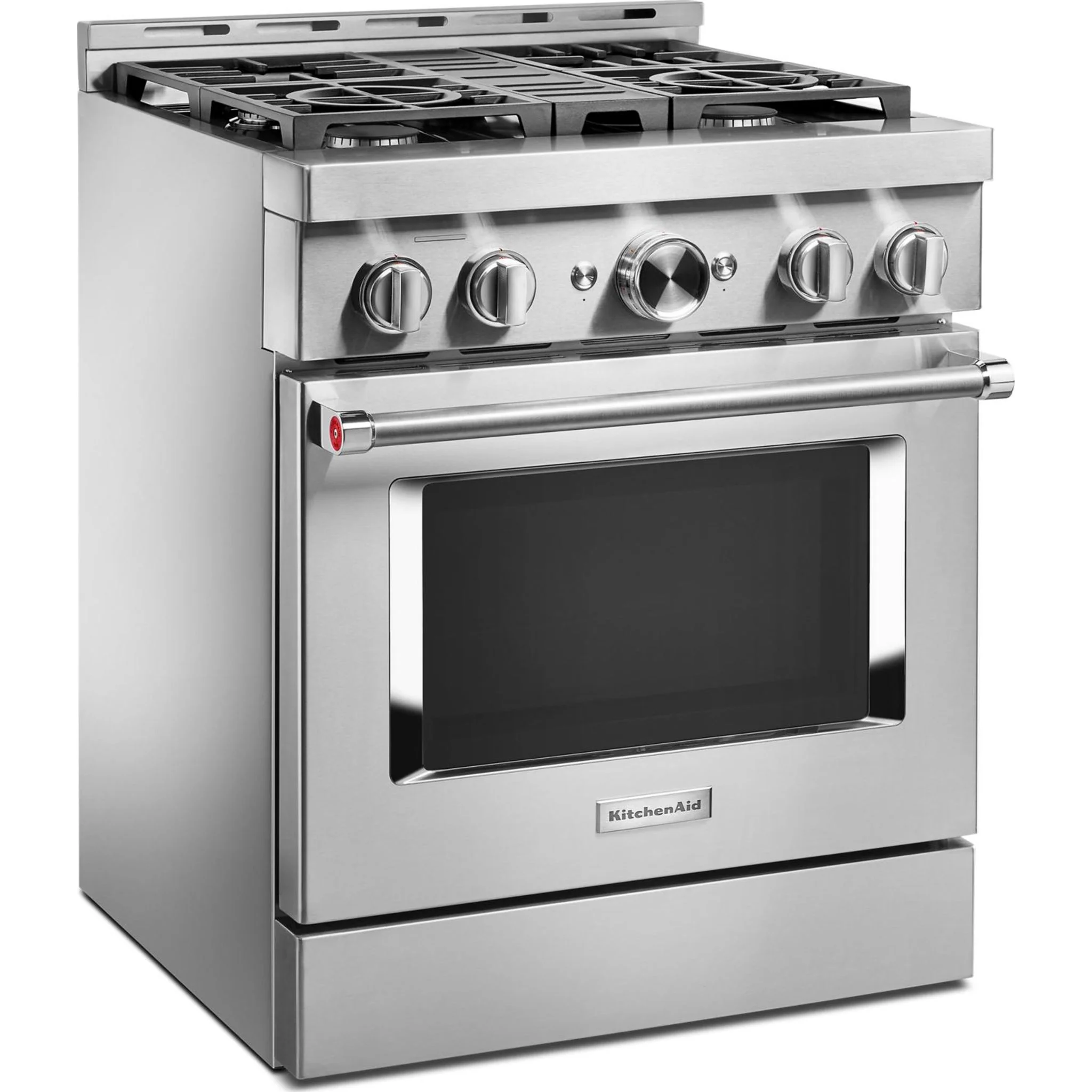 KitchenAid  30'' Smart Commercial-Style Dual Fuel Range with 4 Burners - Stainless Steel (KFDC500JSS) - Image 54