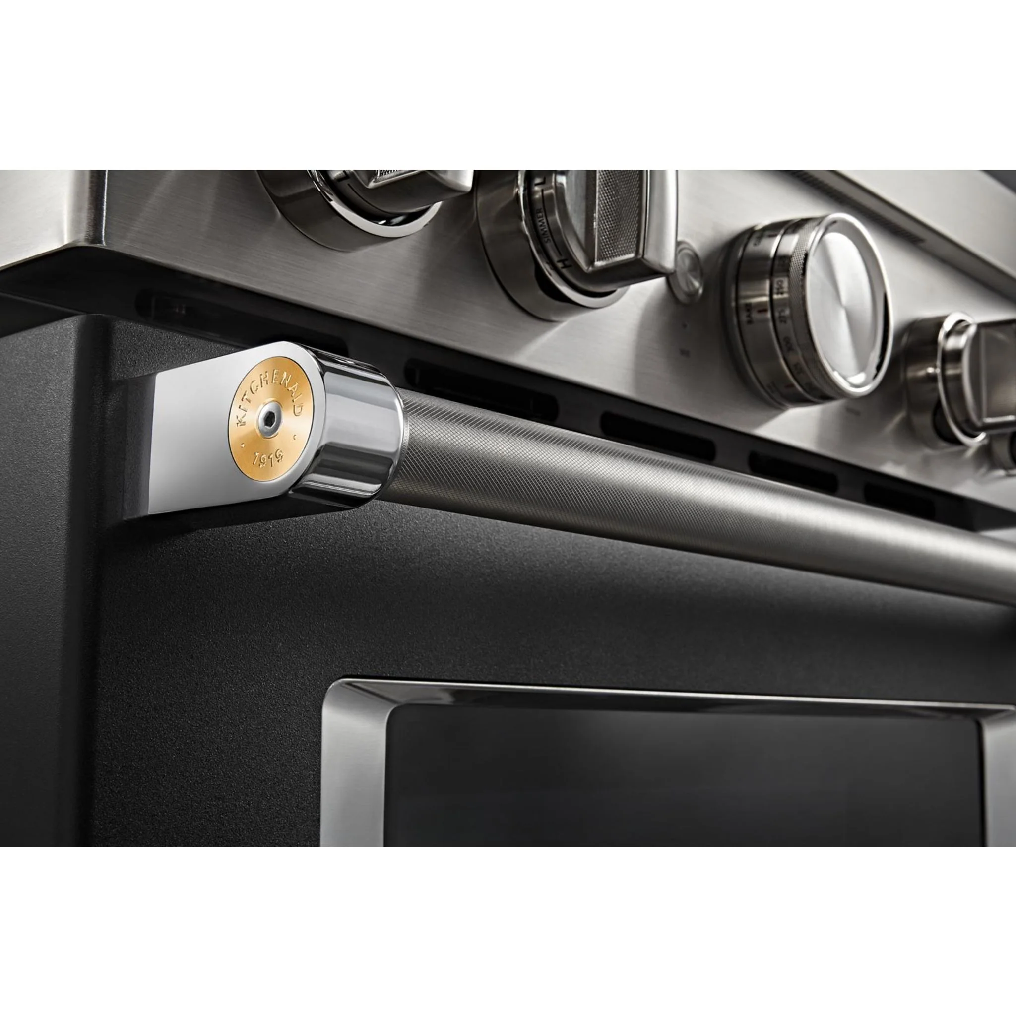 KitchenAid  30'' Smart Commercial-Style Gas Range with 4 Burners - Imperial Black (KFGC500JBK) - Image 34
