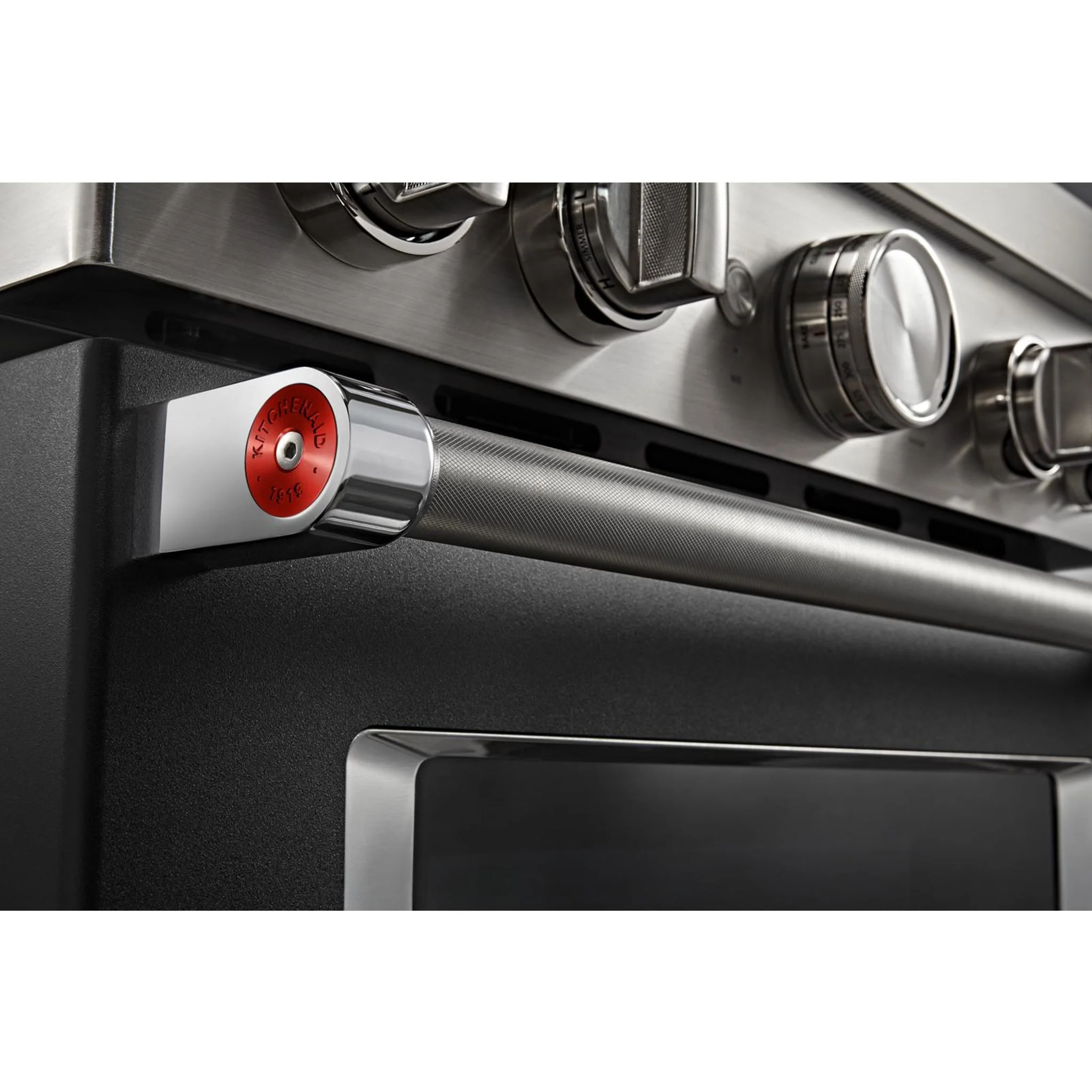 KitchenAid  30'' Smart Commercial-Style Gas Range with 4 Burners - Imperial Black (KFGC500JBK) - Image 36