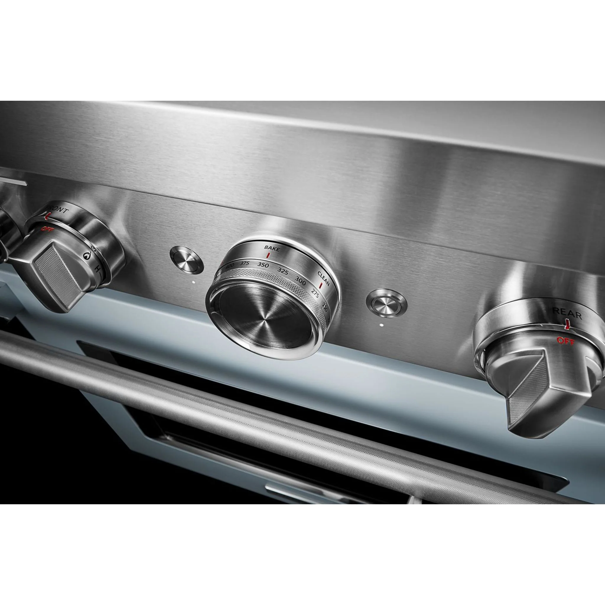 KitchenAid  30'' Smart Commercial-Style Gas Range with 4 Burners - Misty Blue (KFGC500JMB) - Image 34