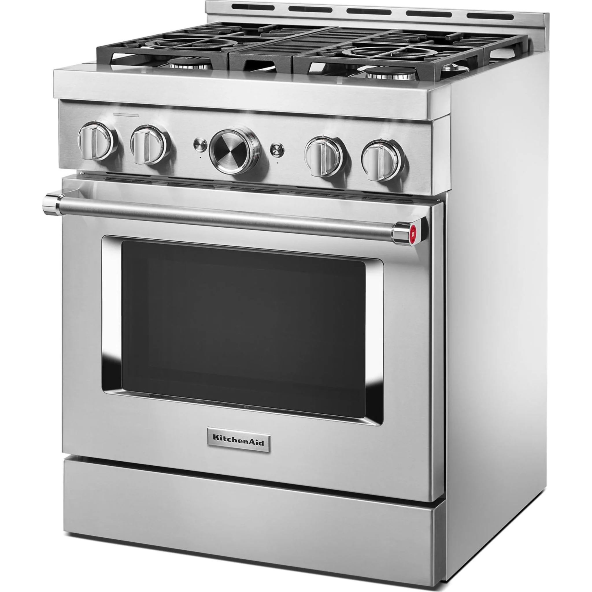 KitchenAid  30'' Smart Commercial-Style Gas Range with 4 Burners - Stainless Steel (KFGC500JSS) - Image 10