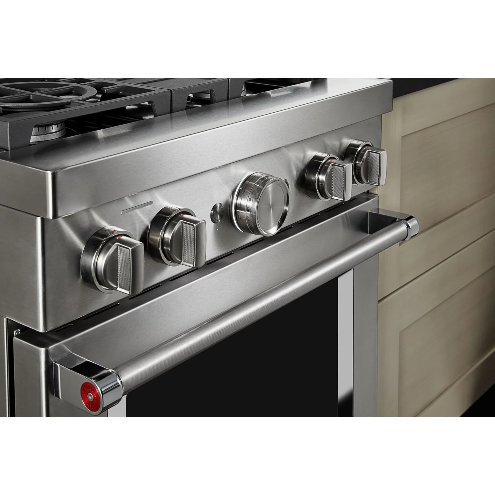 KitchenAid  30'' Smart Commercial-Style Gas Range with 4 Burners - Stainless Steel (KFGC500JSS) - Image 17