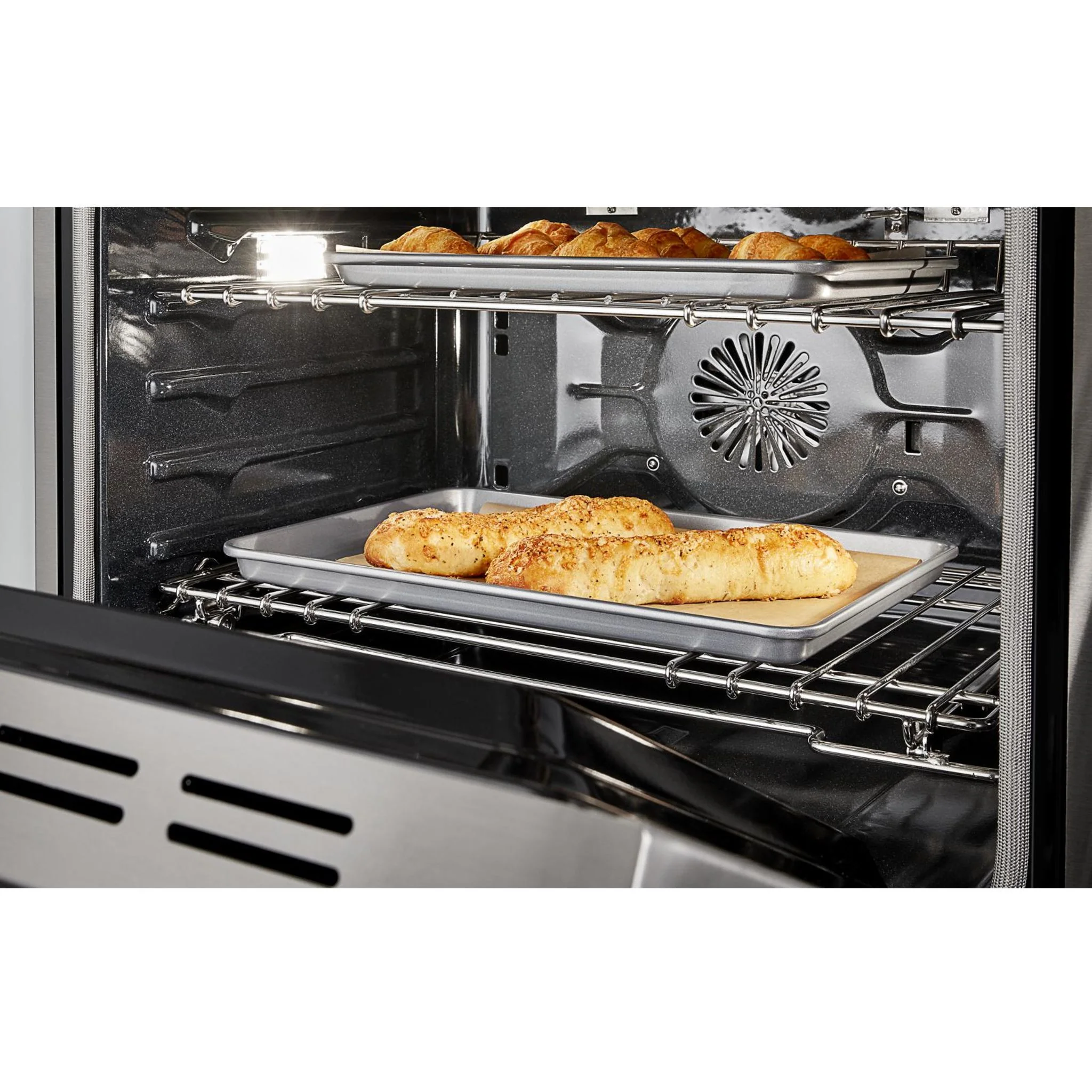KitchenAid  30'' Smart Commercial-Style Gas Range with 4 Burners - Stainless Steel (KFGC500JSS) - Image 22