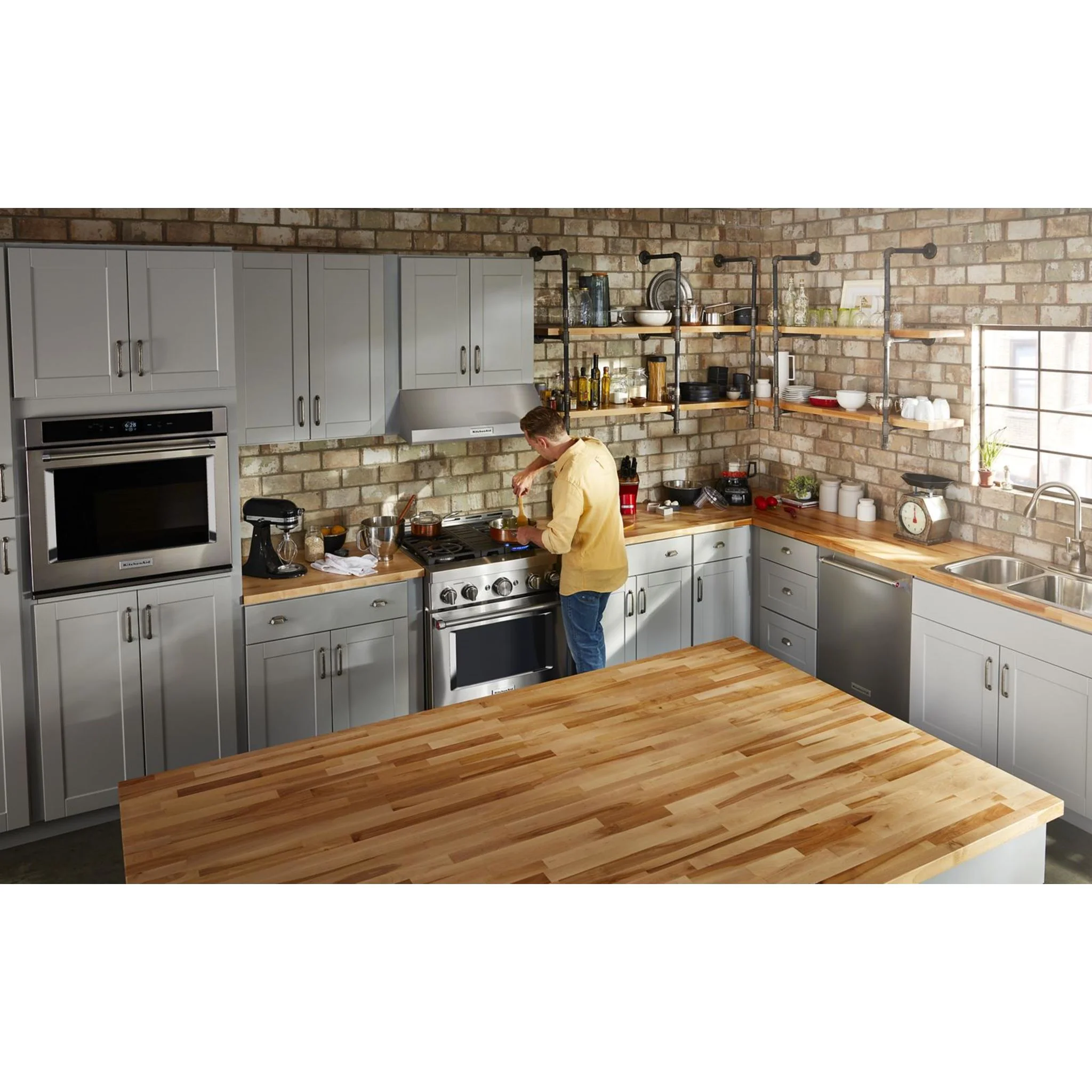 KitchenAid  30'' Smart Commercial-Style Gas Range with 4 Burners - Stainless Steel (KFGC500JSS) - Image 36