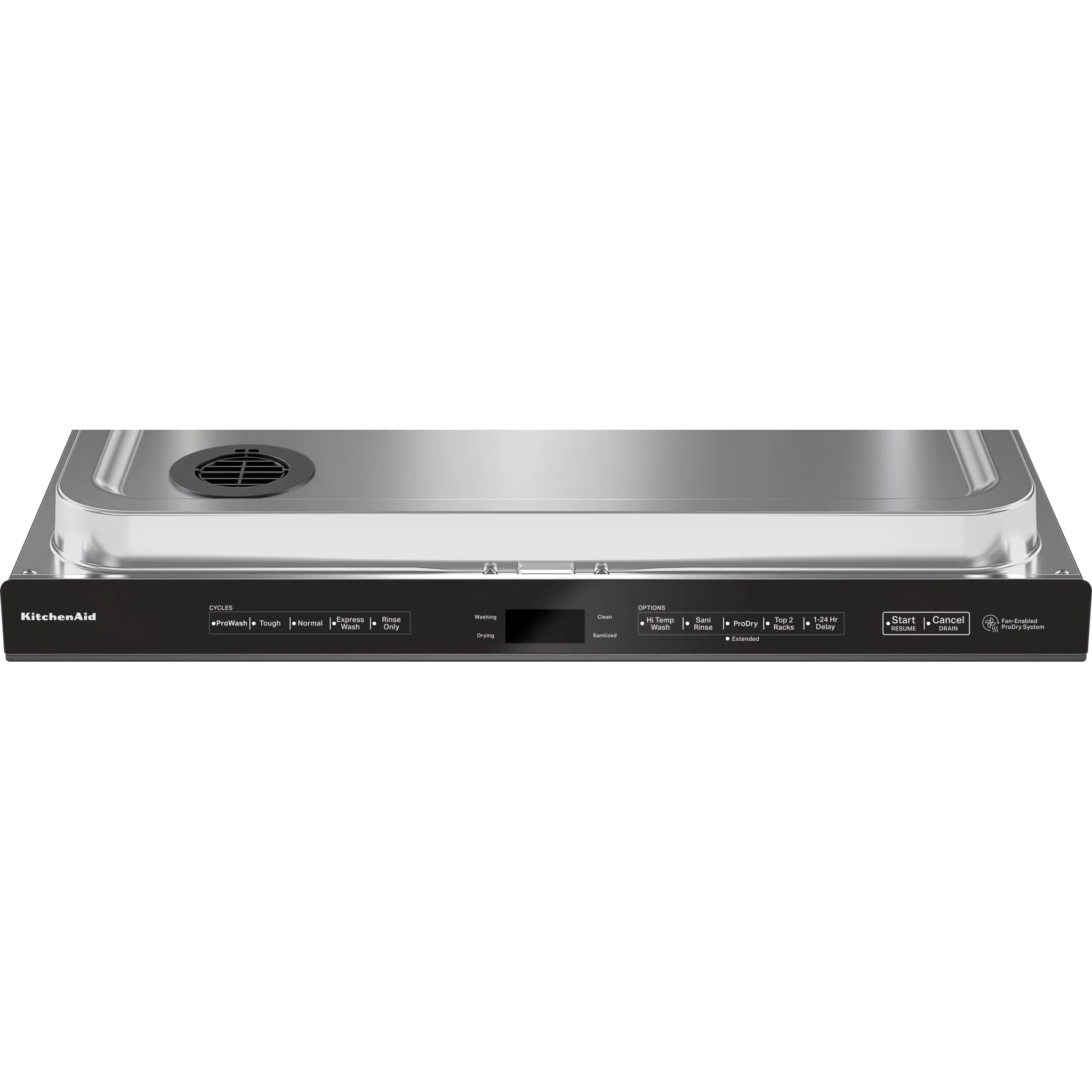 KitchenAid 44 dBA Dishwasher in PrintShield Finish with 360A° Max Jets Third Rack - Black Stainless (KDPM604KBS) - Image 6