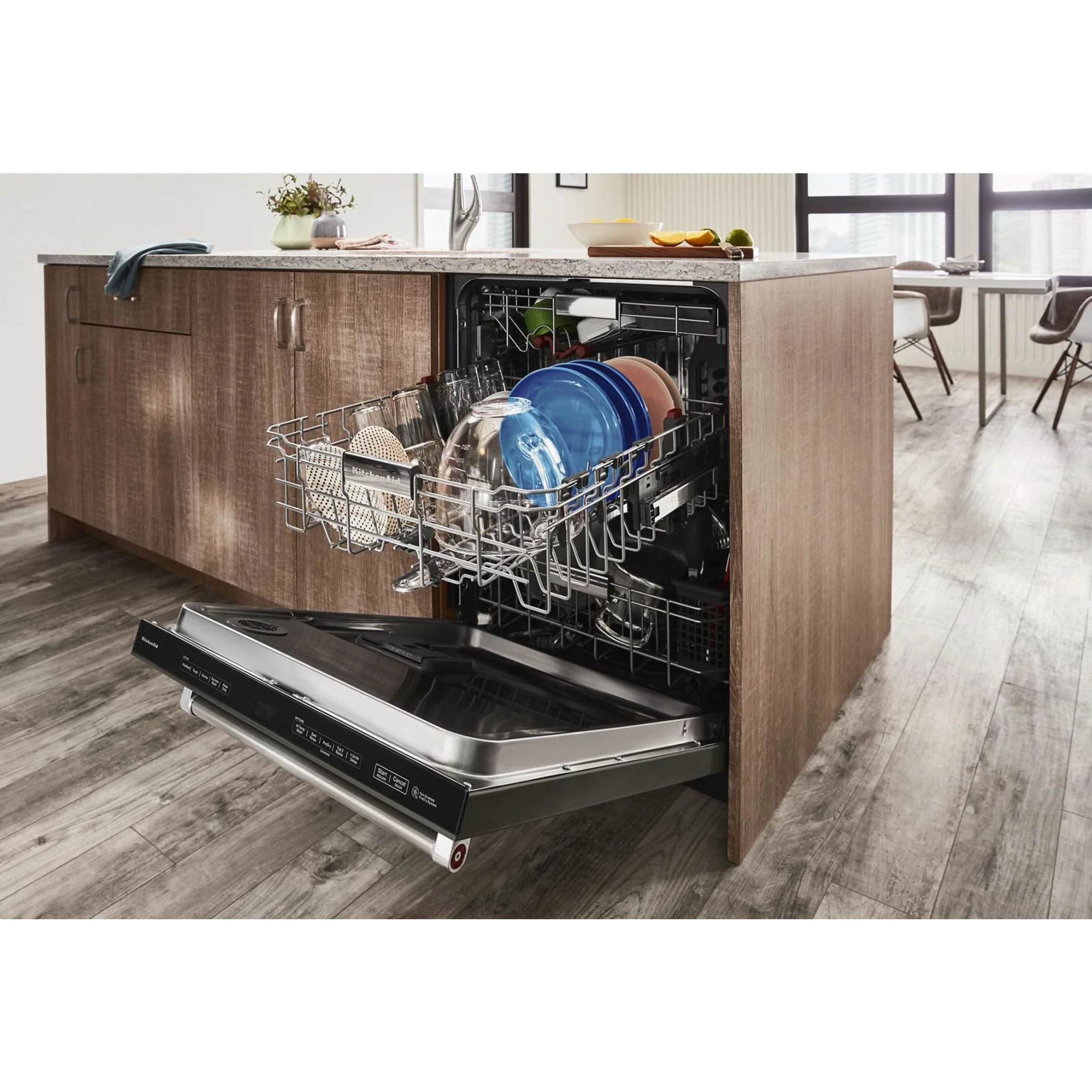 KitchenAid 44 dBA Dishwasher in PrintShield Finish with 360A° Max Jets Third Rack - Black Stainless (KDTM604KBS) - Image 22