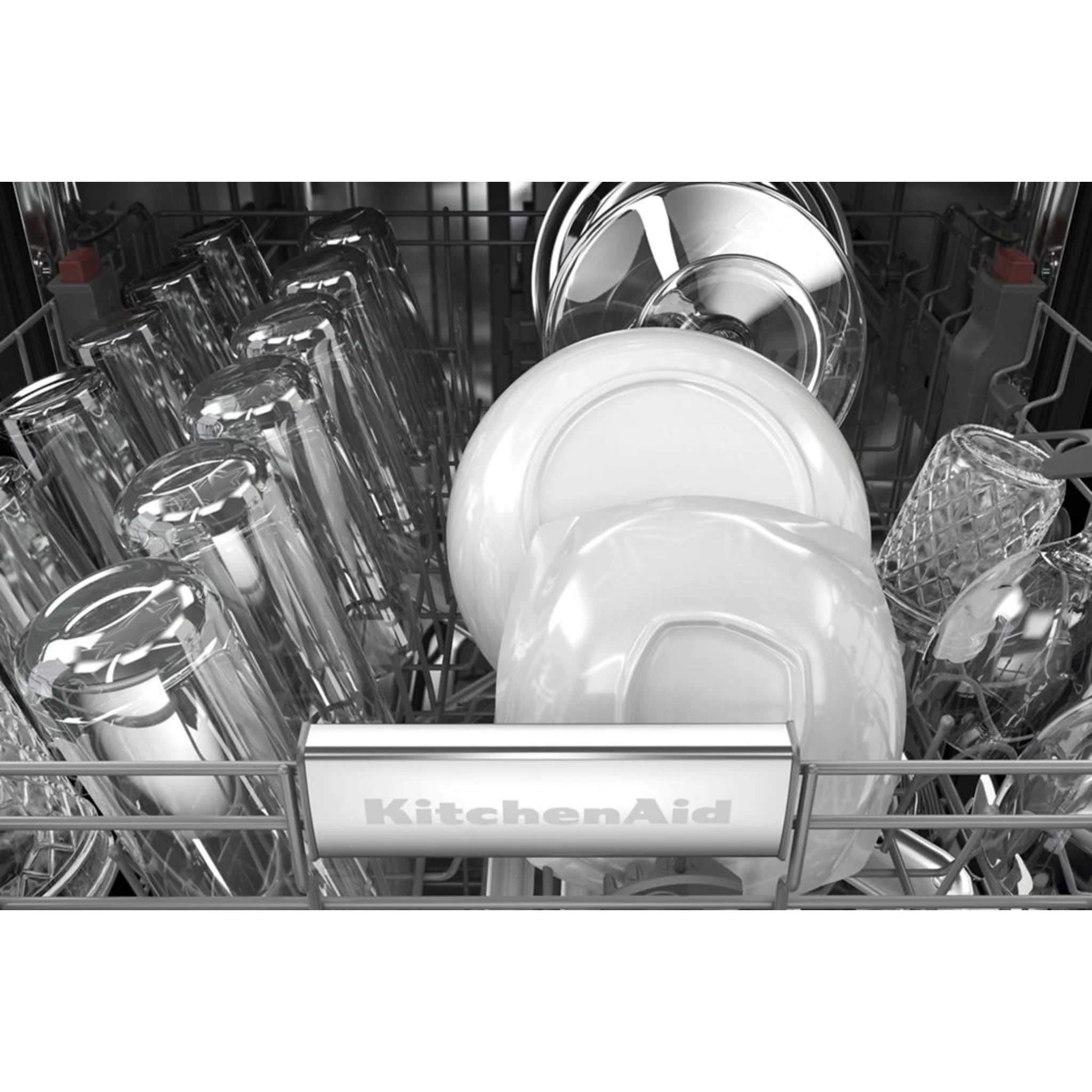 KitchenAid 44 dBA Dishwasher in PrintShield Finish with 360A° Max Jets Third Rack - Black Stainless (KDTM604KBS) - Image 26