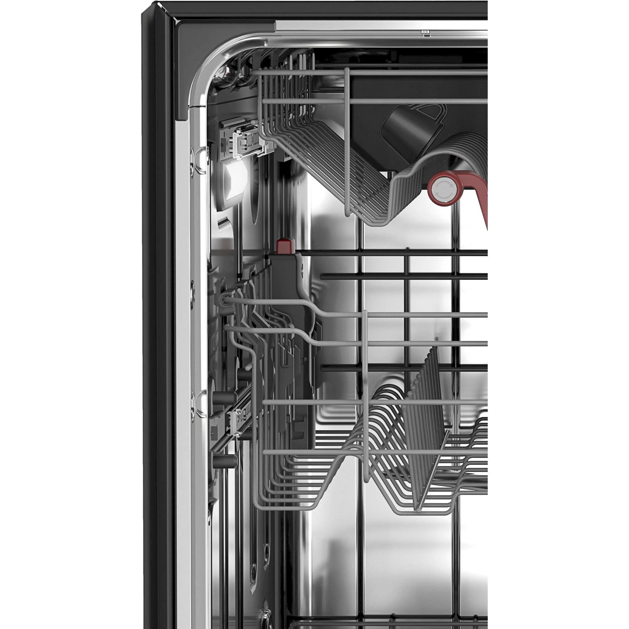 KitchenAid 44 dBA Dishwasher with 360A° Max Jets Third Rack and LED Interior Lighting - Black Stainless (KDTM804KBS) - Image 11