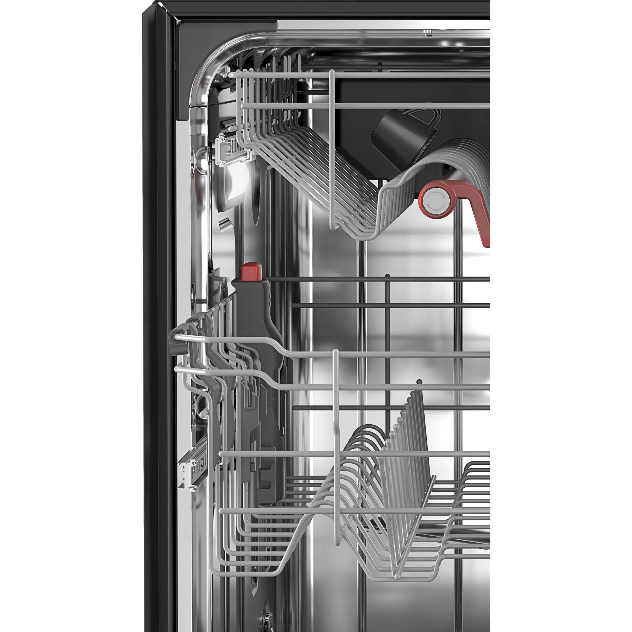 KitchenAid 44 dBA Dishwasher with 360A° Max Jets Third Rack and LED Interior Lighting - Black Stainless (KDTM804KBS) - Image 12