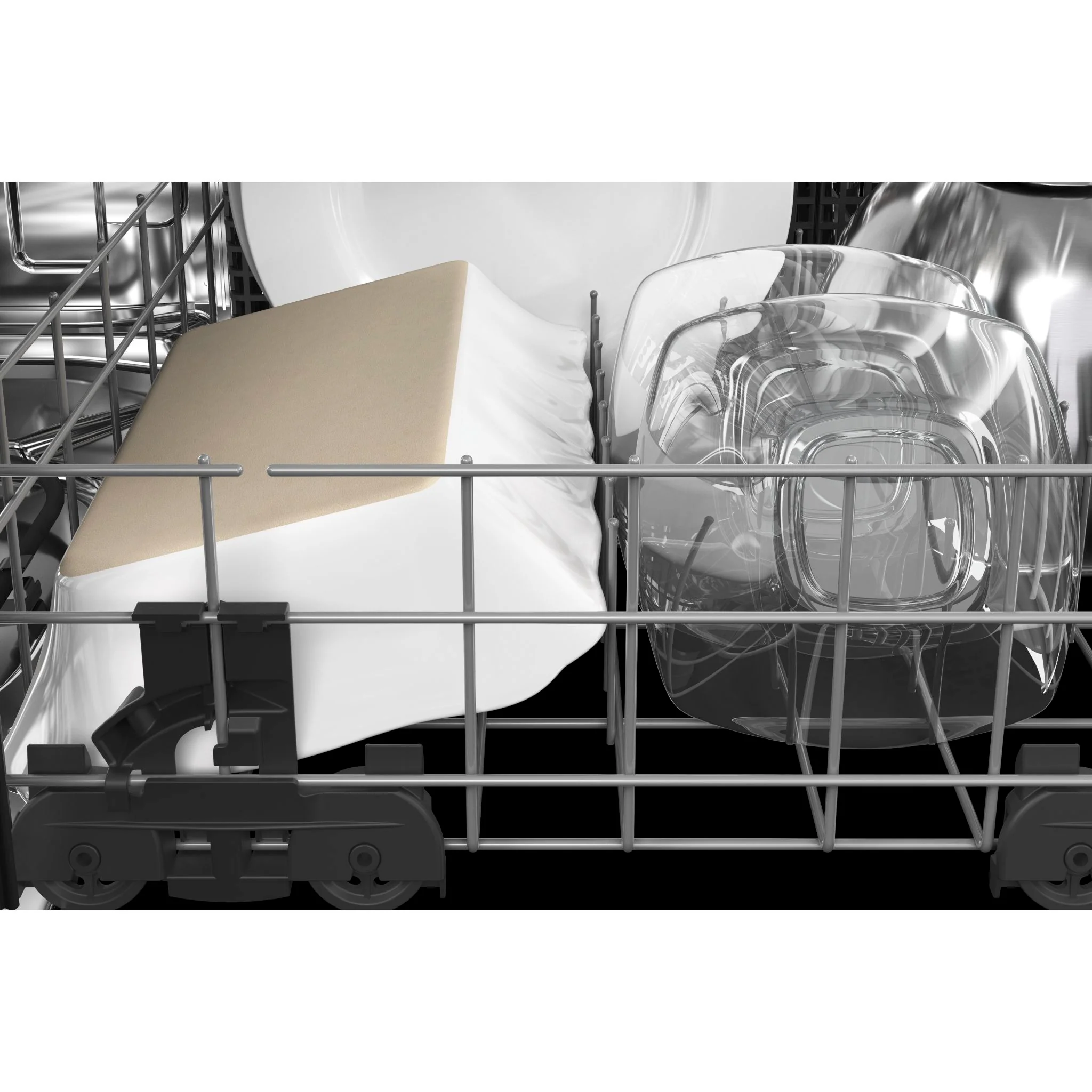 KitchenAid 44 dBA Dishwasher with 360A° Max Jets Third Rack and LED Interior Lighting - Black Stainless (KDTM804KBS) - Image 15