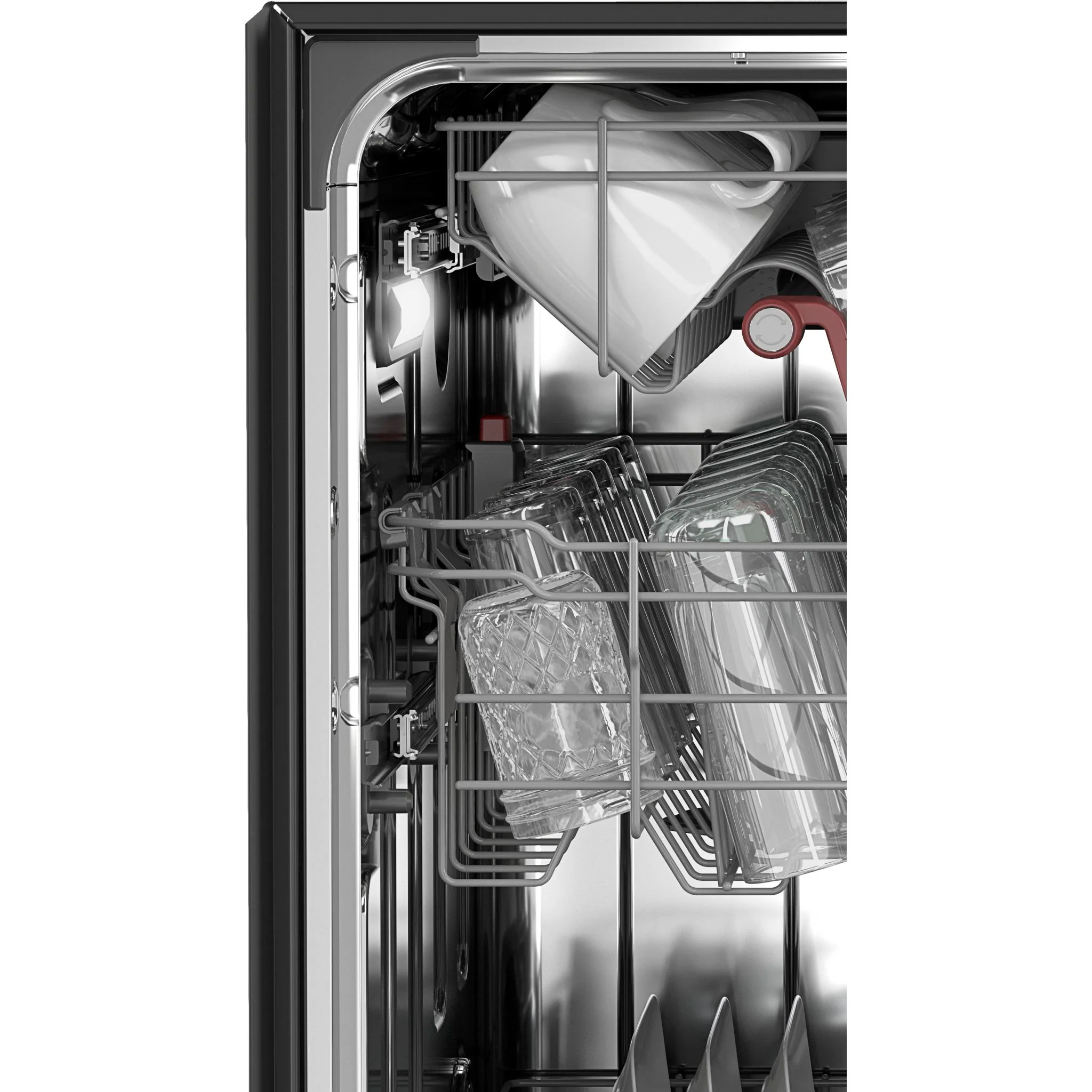 KitchenAid 44 dBA Dishwasher with 360A° Max Jets Third Rack and LED Interior Lighting - Black Stainless (KDTM804KBS) - Image 17