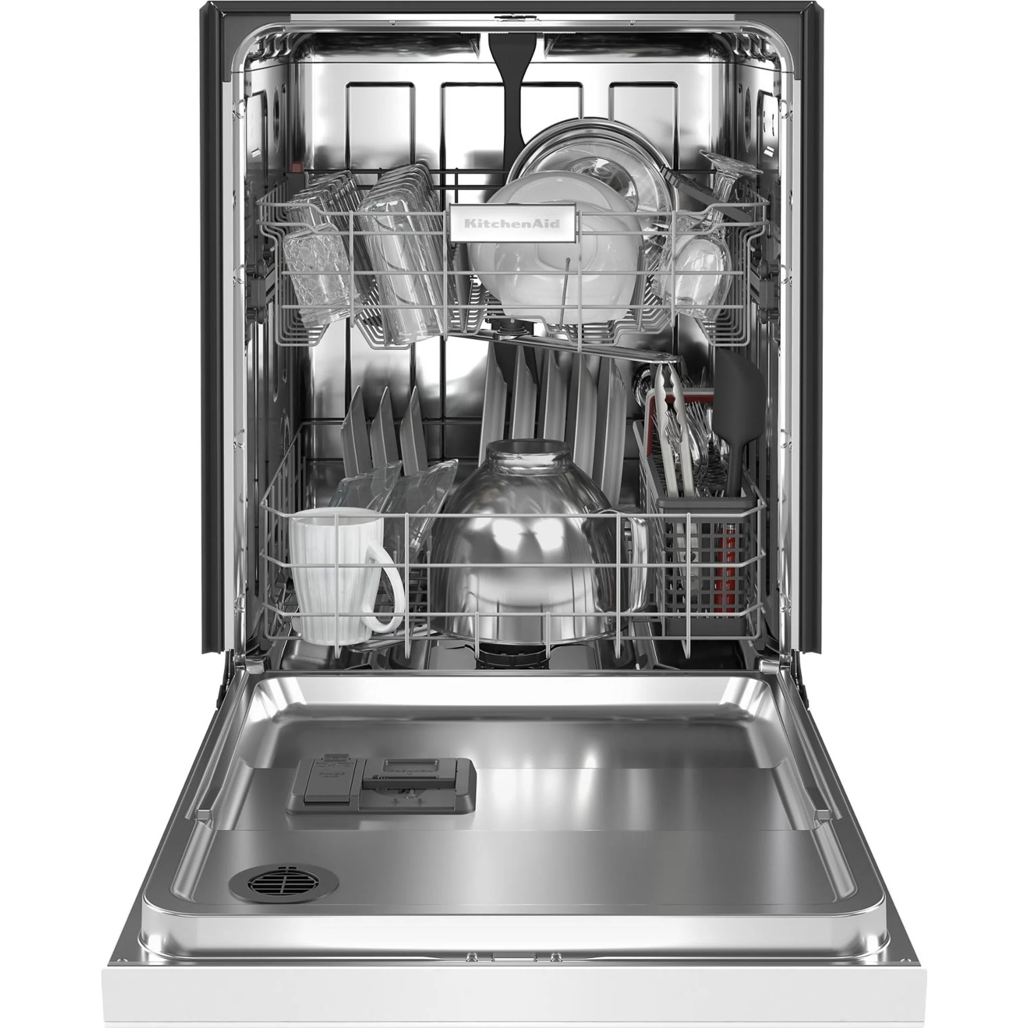 KitchenAid 47 dBA Two-Rack Dishwasher with ProWash Cycle - White (KDFE104KWH) - Image 17