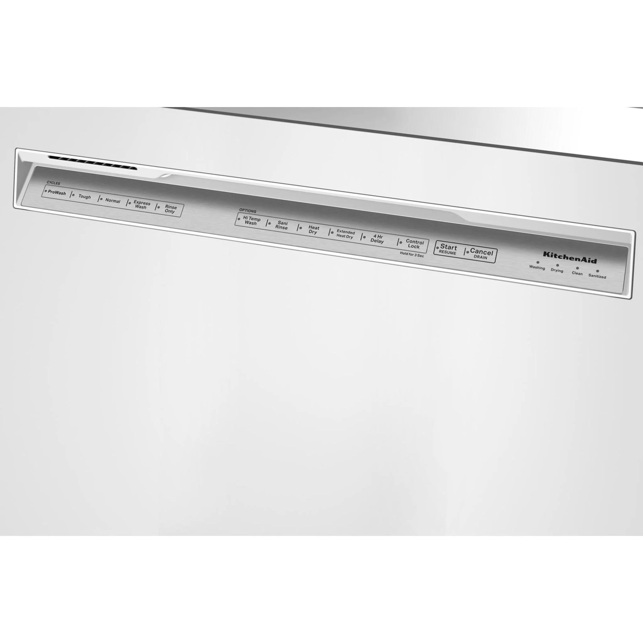 KitchenAid 47 dBA Two-Rack Dishwasher with ProWash Cycle - White (KDFE104KWH) - Image 2