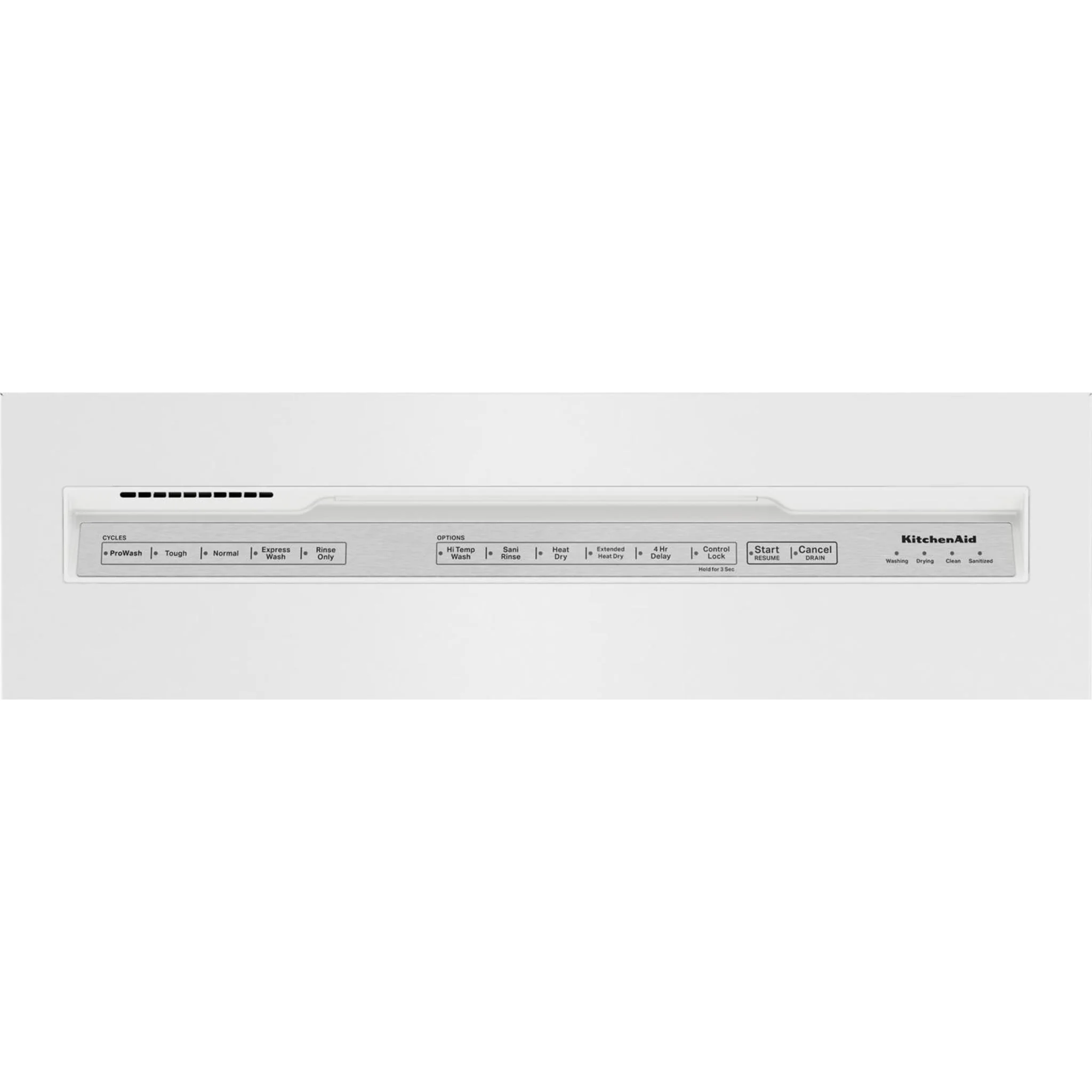 KitchenAid 47 dBA Two-Rack Dishwasher with ProWash Cycle - White (KDFE104KWH) - Image 8