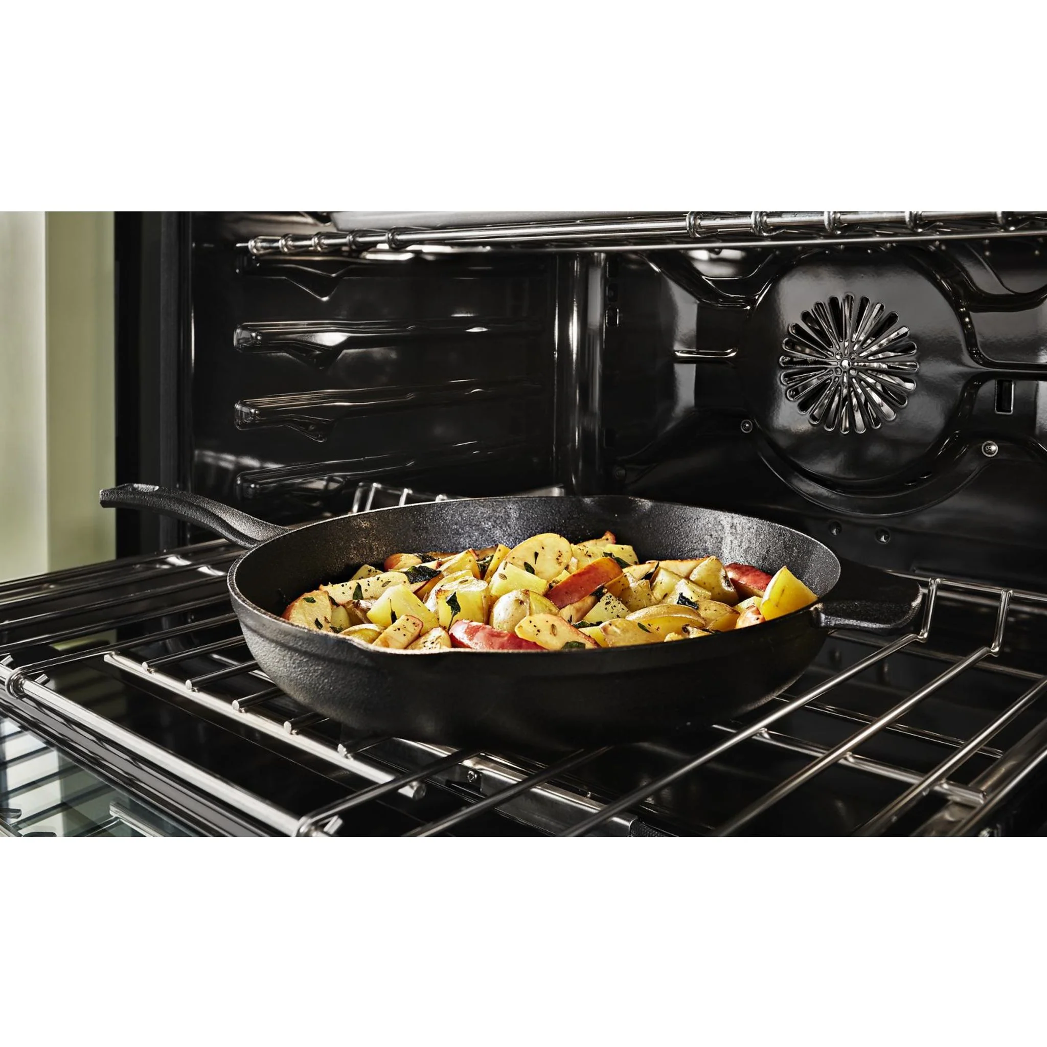 KitchenAid  36'' Smart Commercial-Style Dual Fuel Range with 6 Burners - Scorched Orange (KFDC506JSC) - Image 31
