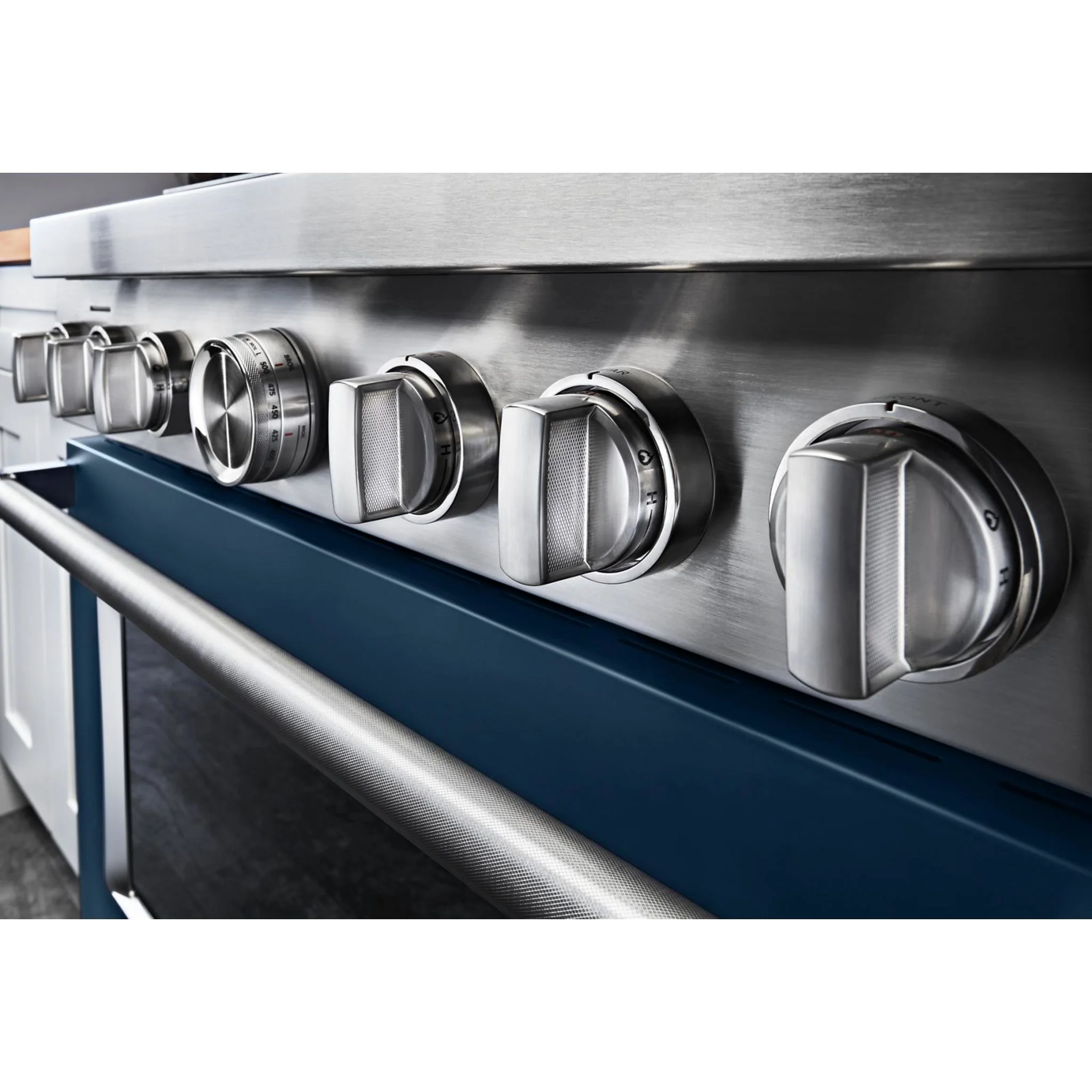 KitchenAid  36'' Smart Commercial-Style Gas Range with 6 Burners - Ink Blue (KFGC506JIB) - Image 11