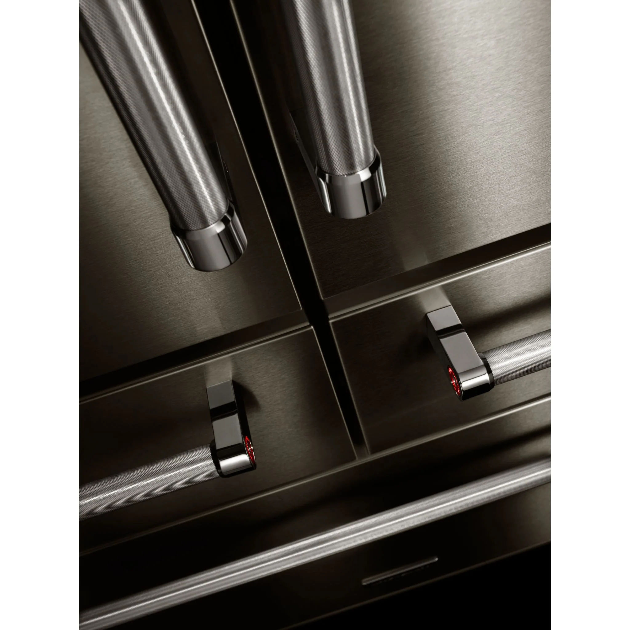 KitchenAid 25.8 Cu. Ft. 36" Multi-Door Freestanding Refrigerator with Platinum Interior Design and PrintShieldFinish -Black Stainless (KRMF706EBS) - Image 17