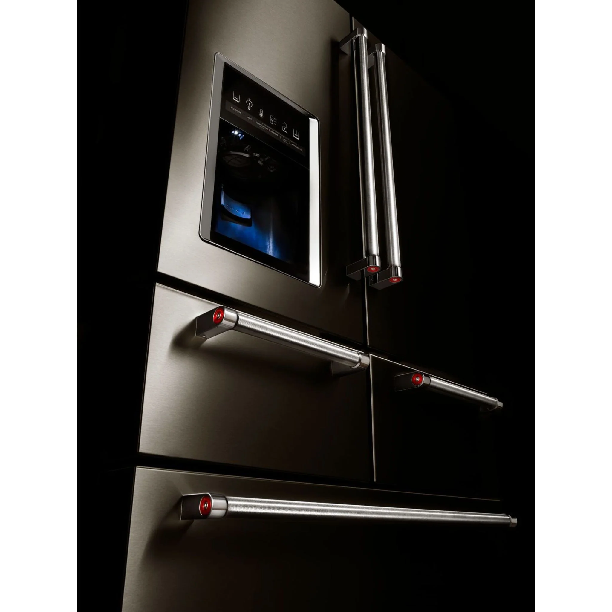 KitchenAid 25.8 Cu. Ft. 36" Multi-Door Freestanding Refrigerator with Platinum Interior Design -Stainless Steel (KRMF706ESS) - Image 14