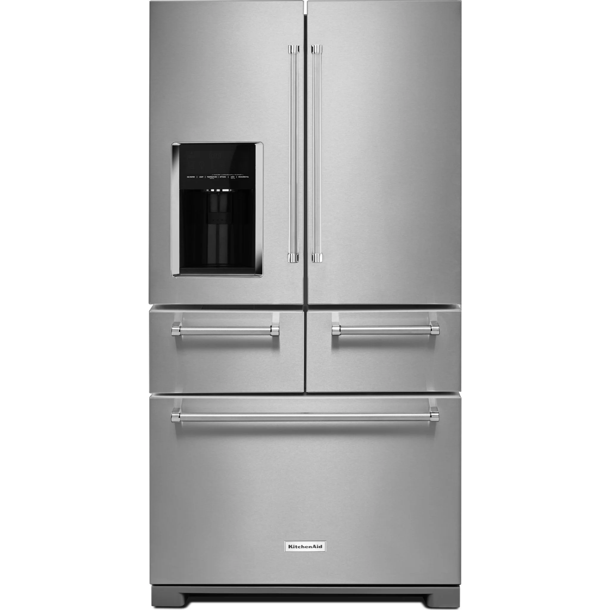 KitchenAid 25.8 Cu. Ft. 36" Multi-Door Freestanding Refrigerator with Platinum Interior Design -Stainless Steel (KRMF706ESS) - Image 19