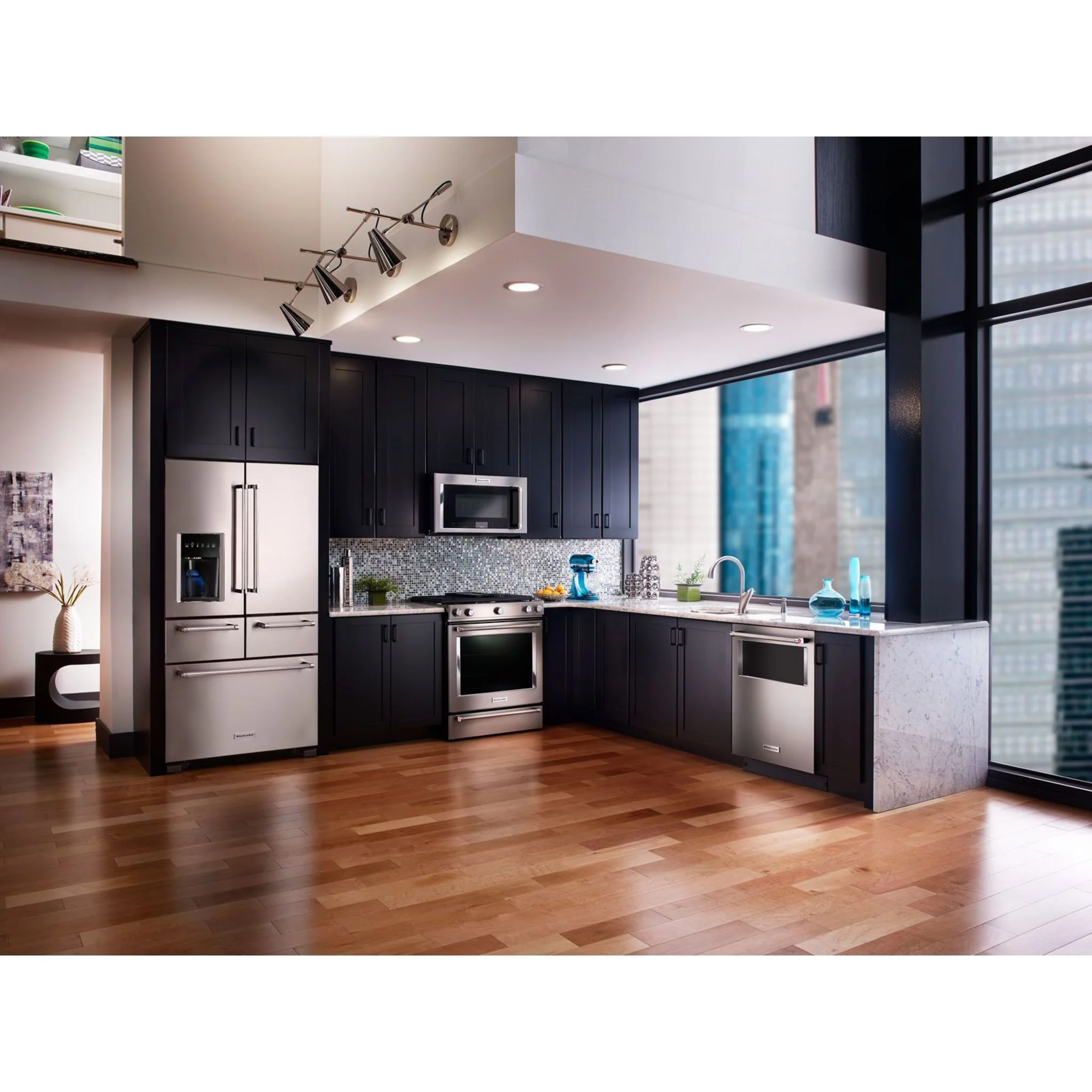 KitchenAid 25.8 Cu. Ft. 36" Multi-Door Freestanding Refrigerator with Platinum Interior Design -Stainless Steel (KRMF706ESS) - Image 26