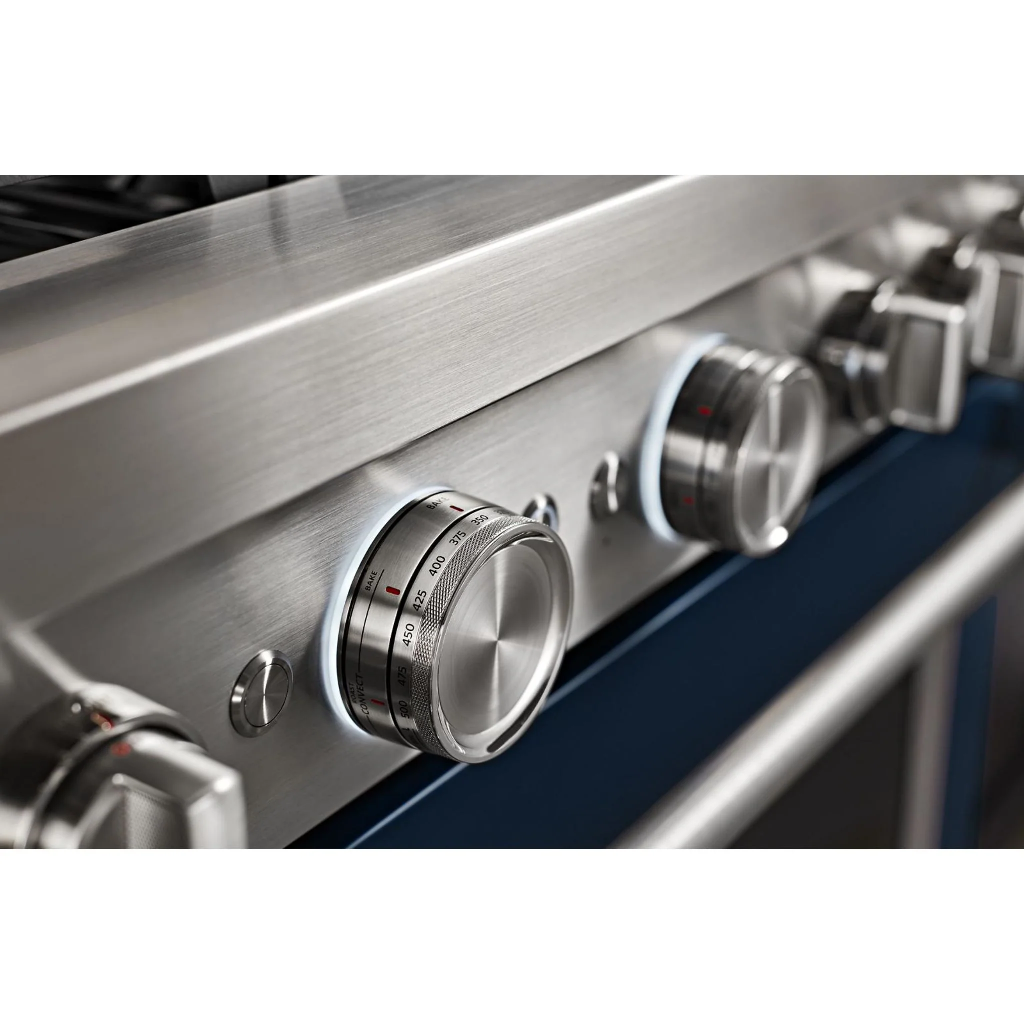 KitchenAid  48'' Smart Commercial-Style Dual Fuel Range with Griddle - Ink Blue (KFDC558JIB) - Image 24