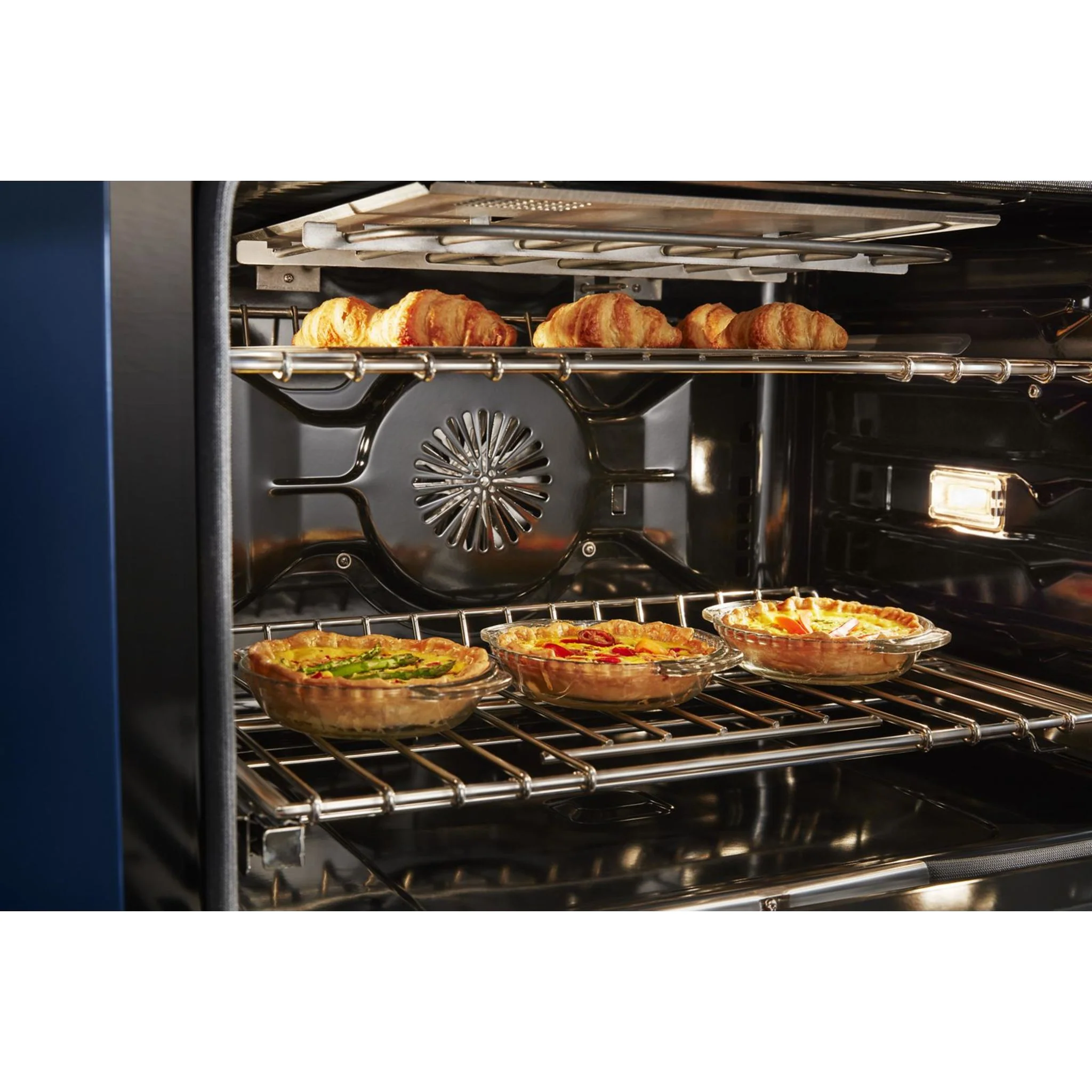 KitchenAid  48'' Smart Commercial-Style Dual Fuel Range with Griddle - Ink Blue (KFDC558JIB) - Image 42