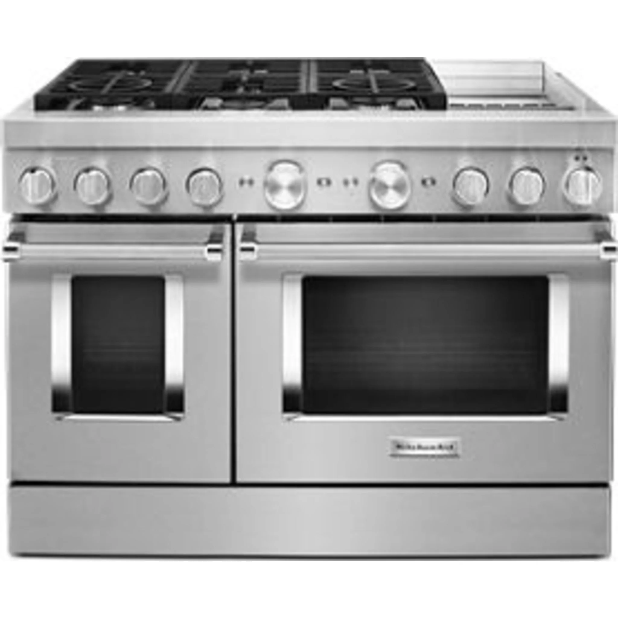 KitchenAid  48'' Smart Commercial-Style Dual Fuel Range with Griddle - Stainless Steel (KFDC558JSS) - Image 19